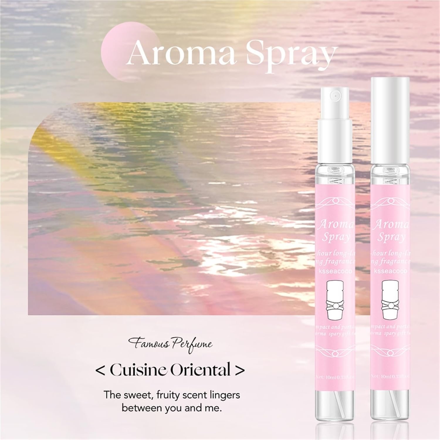 Fragrance Spray Series 5-piece mini gift set, long-lasting fragrance, multiple scents, convenient for carrying during travel and gatherings for women - Image 6