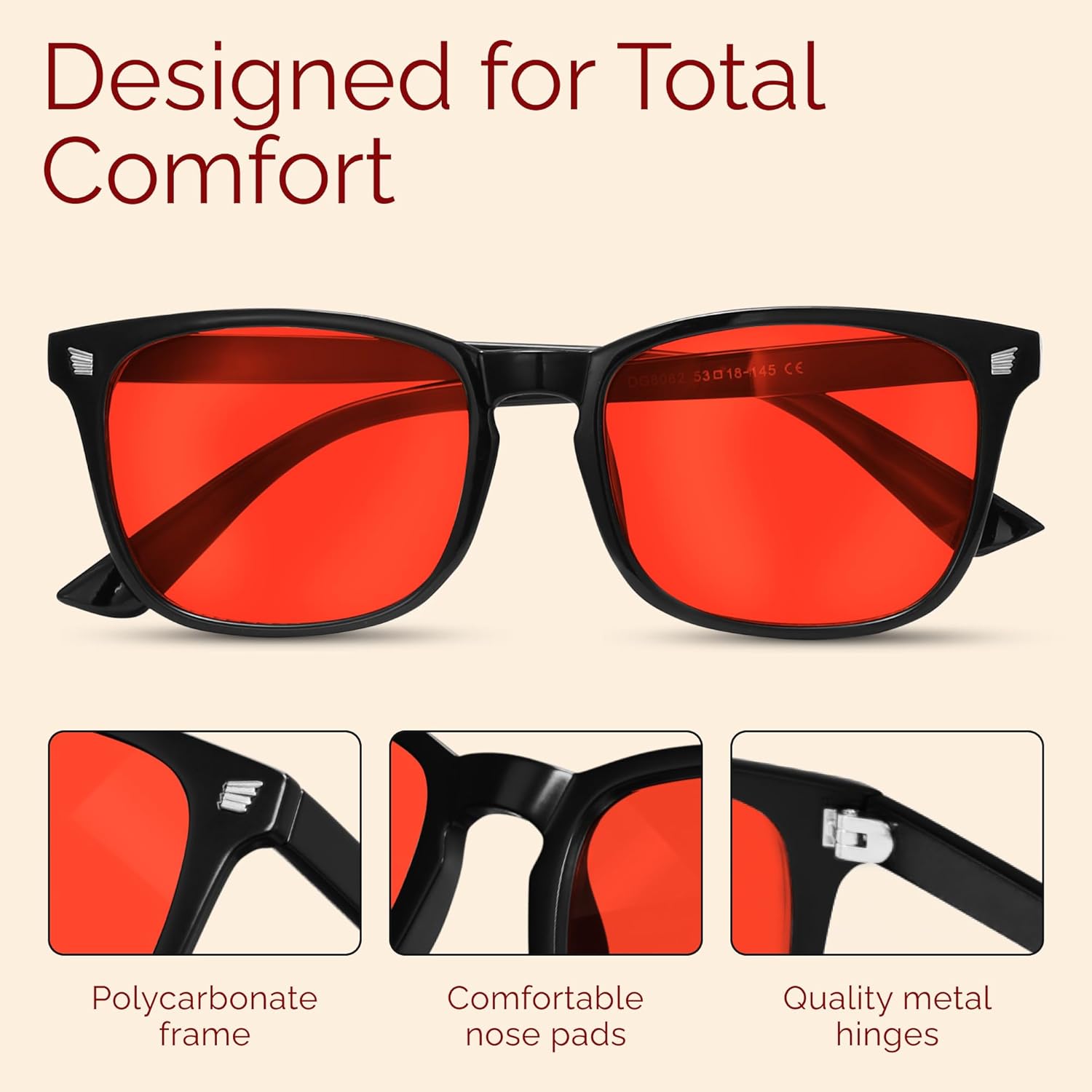livho High Tech Blue Light Glasses - Advanced Blue Light Blocking Computer Glasses - Screen Fatigue & UV Protection - Image 7