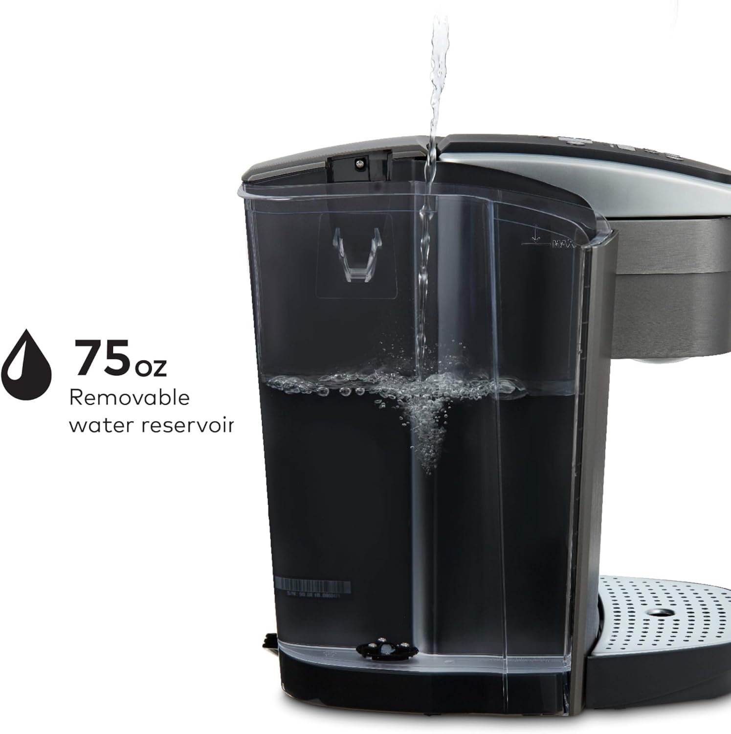 Keurig K-Elite Single Serve K-Cup Pod Coffee Maker, with Strength and Temperature Control, Iced Coffee Capability, 8 to 12oz Brew Size, Programmable, Brushed Slate - Image 8