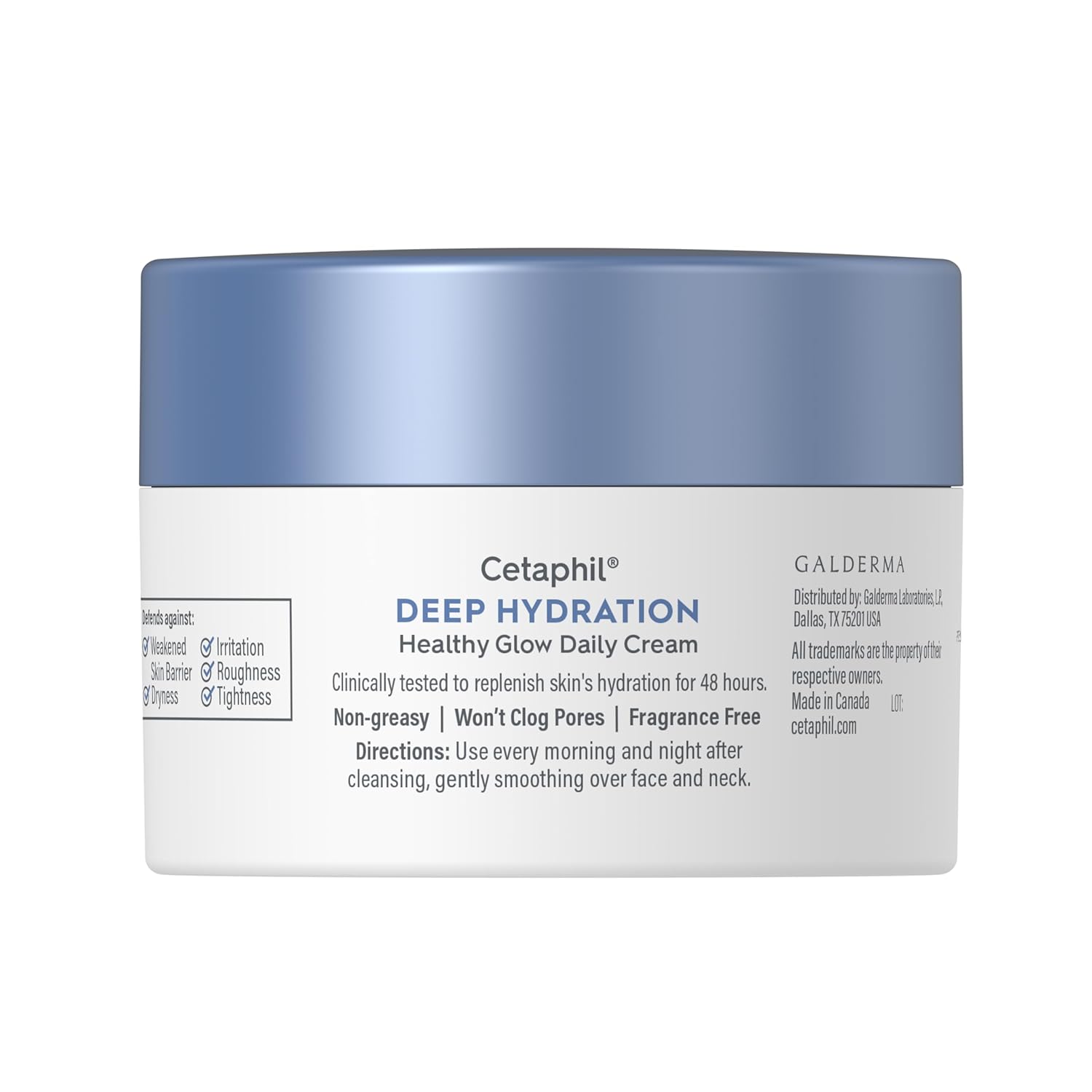 Cetaphil Deep Hydration Healthy Glow Daily Face Cream, 1.7 oz, 48 Hour Dry Skin Face Moisturizer for Sensitive Skin, With Hyaluronic Acid, Vitamin E & Vitamin B5 - Image 10