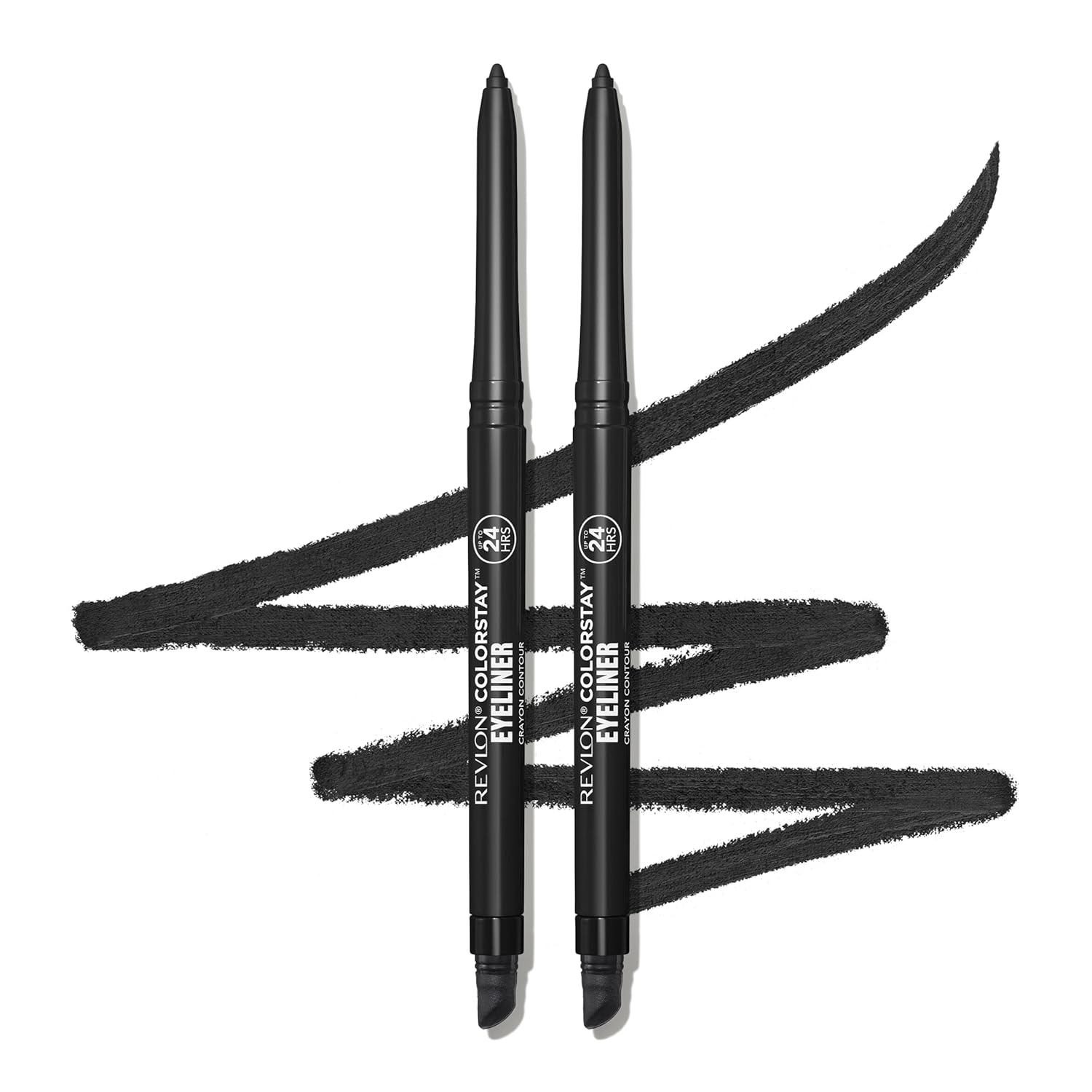Revlon ColorStay Pencil Waterproof Eyeliner, Smudge-Proof, Eye Makeup with Built-In Sharpener, 201 Black, 2 pack - Image 9
