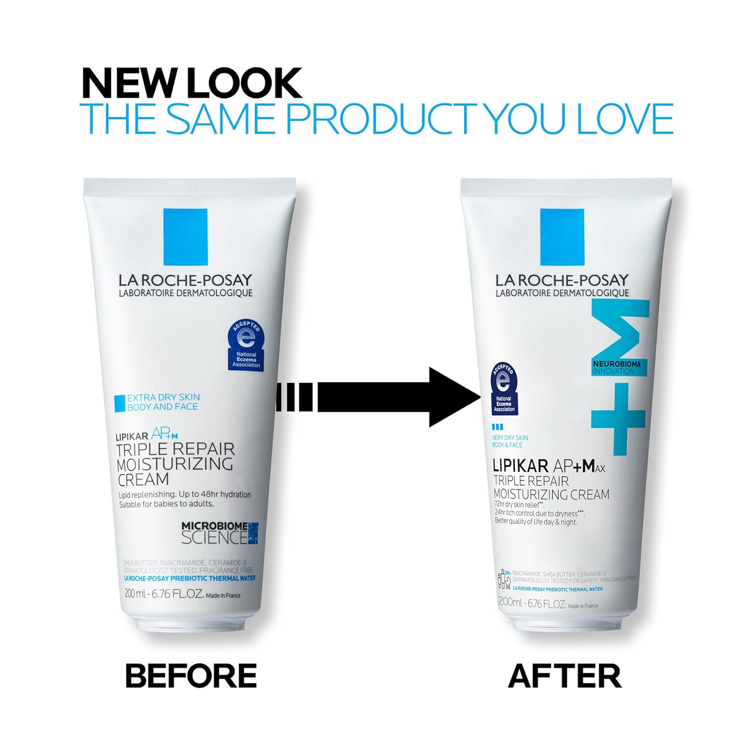 La Roche-Posay Lipikar AP+MAX Triple Repair Moisturizing Body Cream | Face & Body Lotion for Dry Skin with Shea Butter & Niacinamide | Gentle Moisturizer for Very Dry, Rough & Sensitive Skin - Image 8