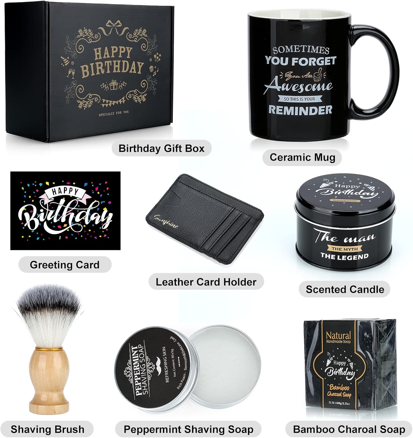 Birthday Gifts for Men Who Have Everything, Mens Birthday Gift Ideas, Unique Personalized Birthday Gifts Box for Dad Boyfriend Husband Brother Coworker, Thank You Gifts Presents Baskets for Him - Image 2