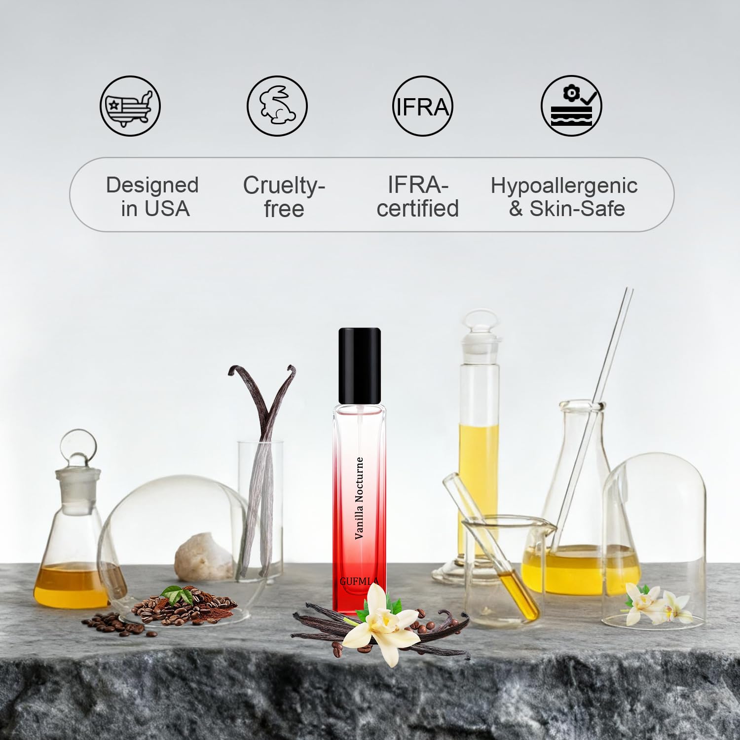 Pheromones Perfumes for Women - Vanilla Nocturne Long Lasting Eau De Parfum Cologne, Featuring an Amber Vanilla Perfume in a 15ml / 0.5fl.oz Travel Size Perfume Spray - Image 5
