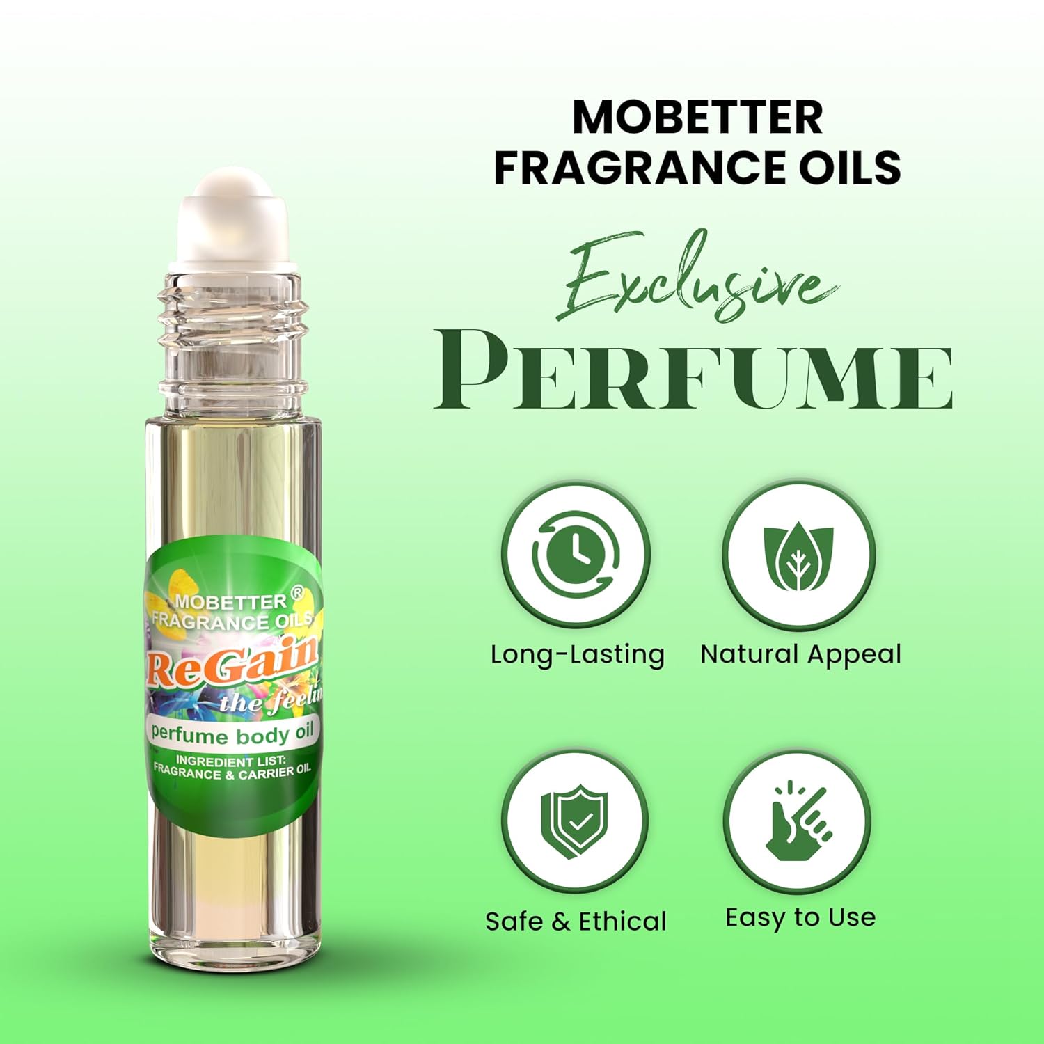 MOBETTER FRAGRANCE OILS ReGain The Feeling Perfume Body Oil - Image 3