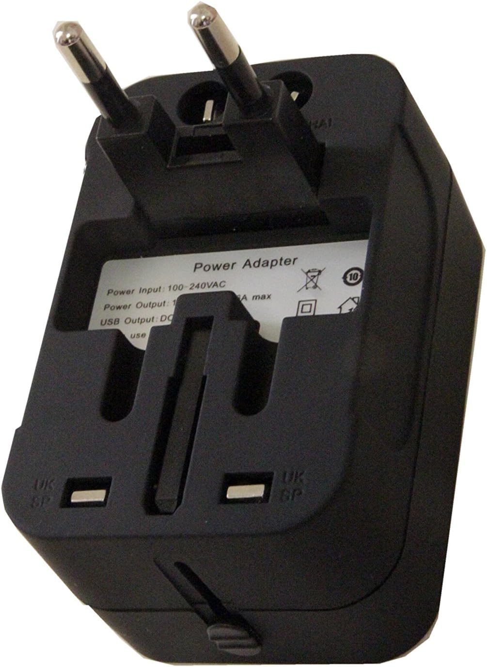 Travel Adapter, Universal Power Adapter Worldwide Wall AC Power Plug Converter Travel Charger with Type-C and USB-A Charging Ports for USA EU UK AUS Mobile Phones, Tablets, MP3s and Shavers - Image 4