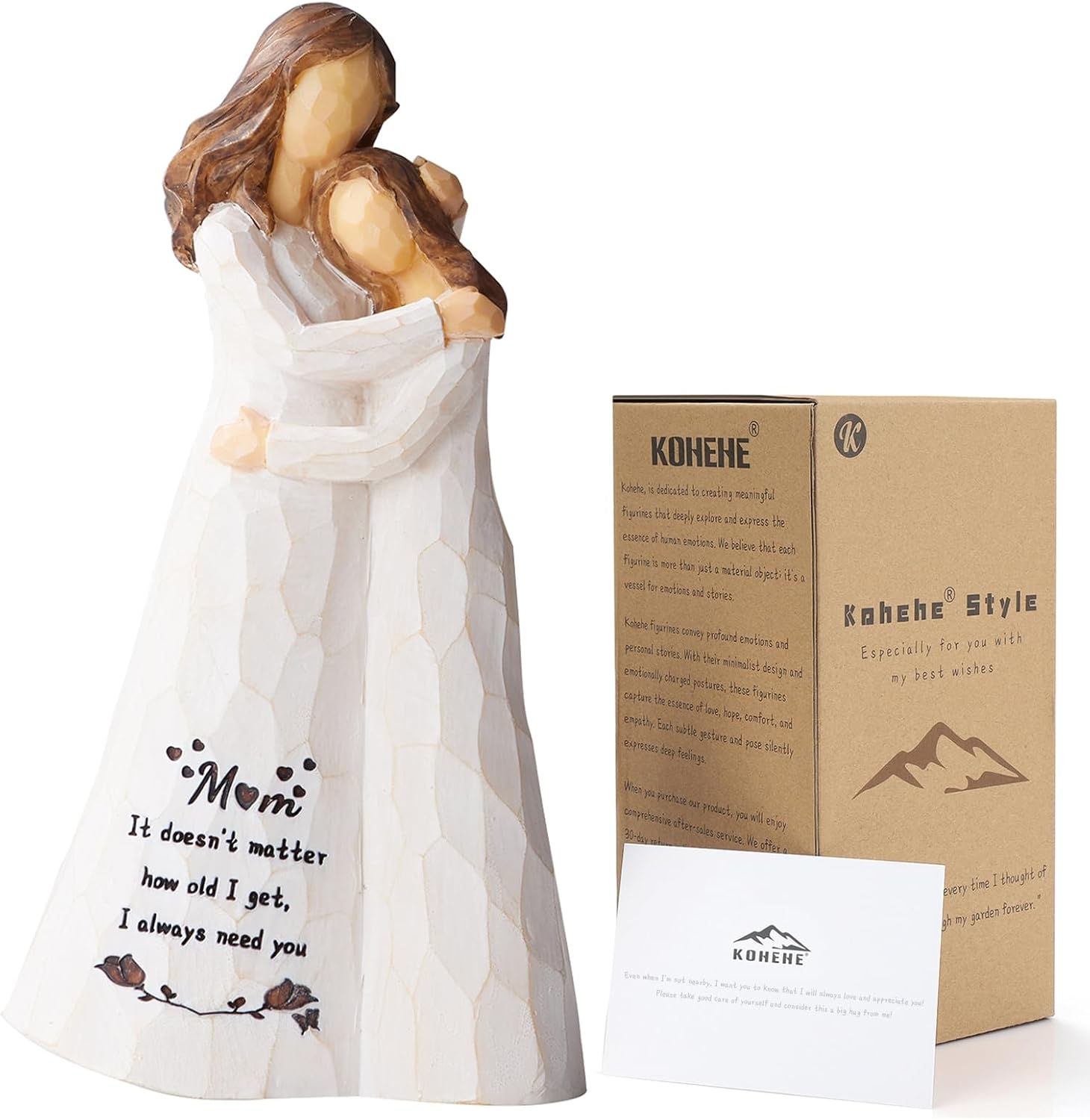 Gifts for Mom,Mom Birthday Gifts,5.5'' Figurine Gift for Mother from Daughter,Meaningful Gift for Mama on Birthday,Mothers Day,Valentines Day,Christmas