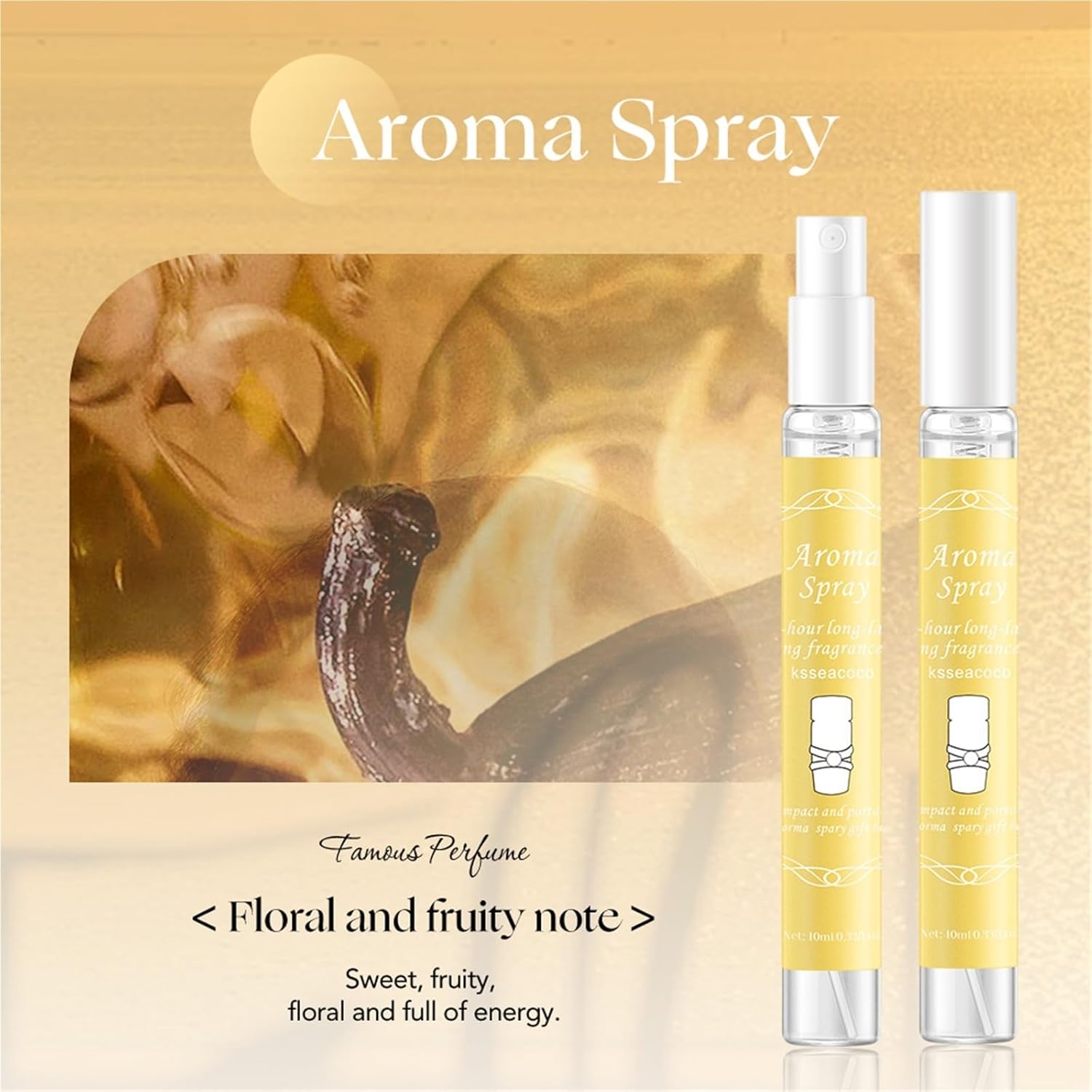 Fragrance Spray Series 5-piece mini gift set, long-lasting fragrance, multiple scents, convenient for carrying during travel and gatherings for women - Image 8