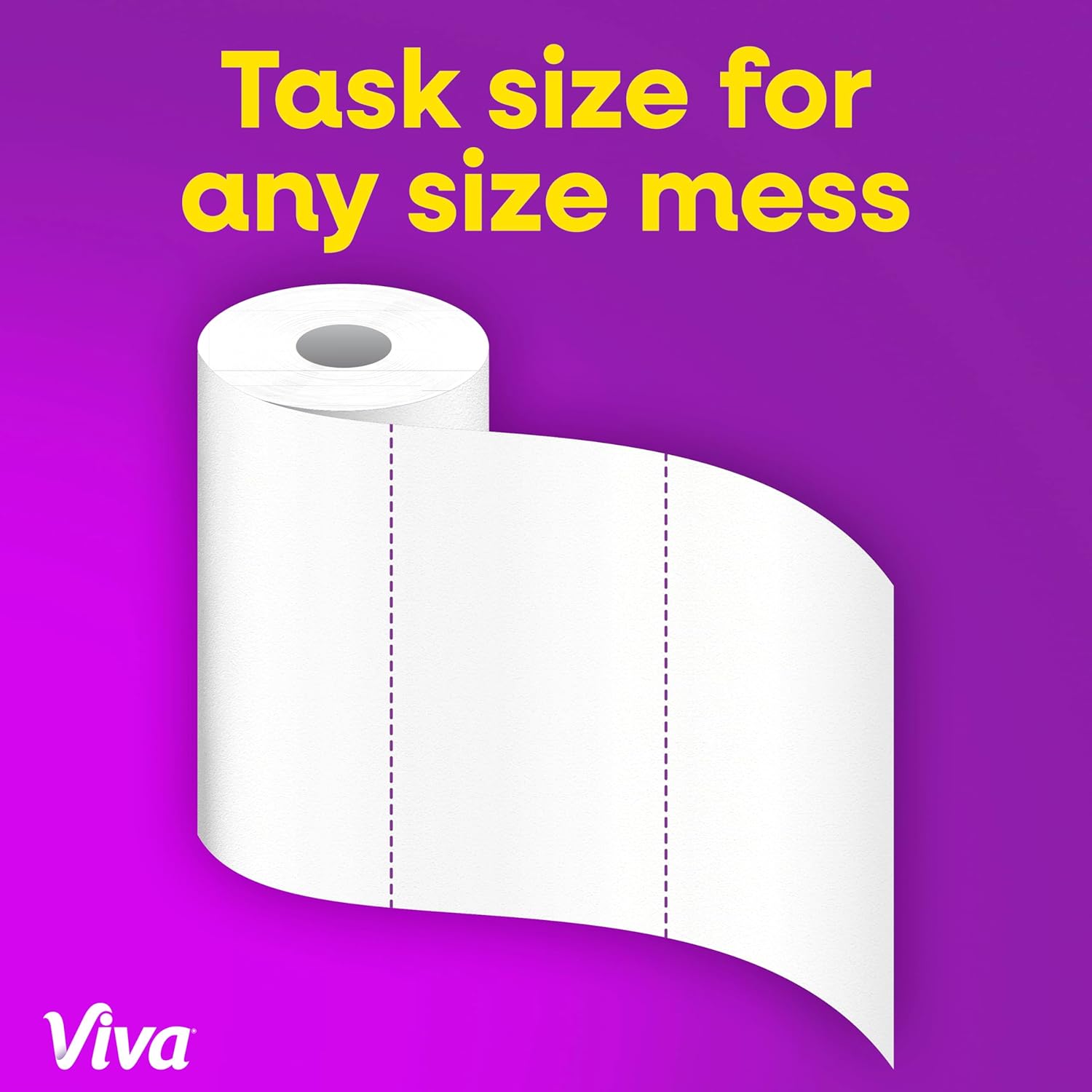Viva Signature Cloth Paper Towels, Task Size, 8 Family Triple Rolls, 141 Sheets per Roll (Packaging May Vary) - Image 6