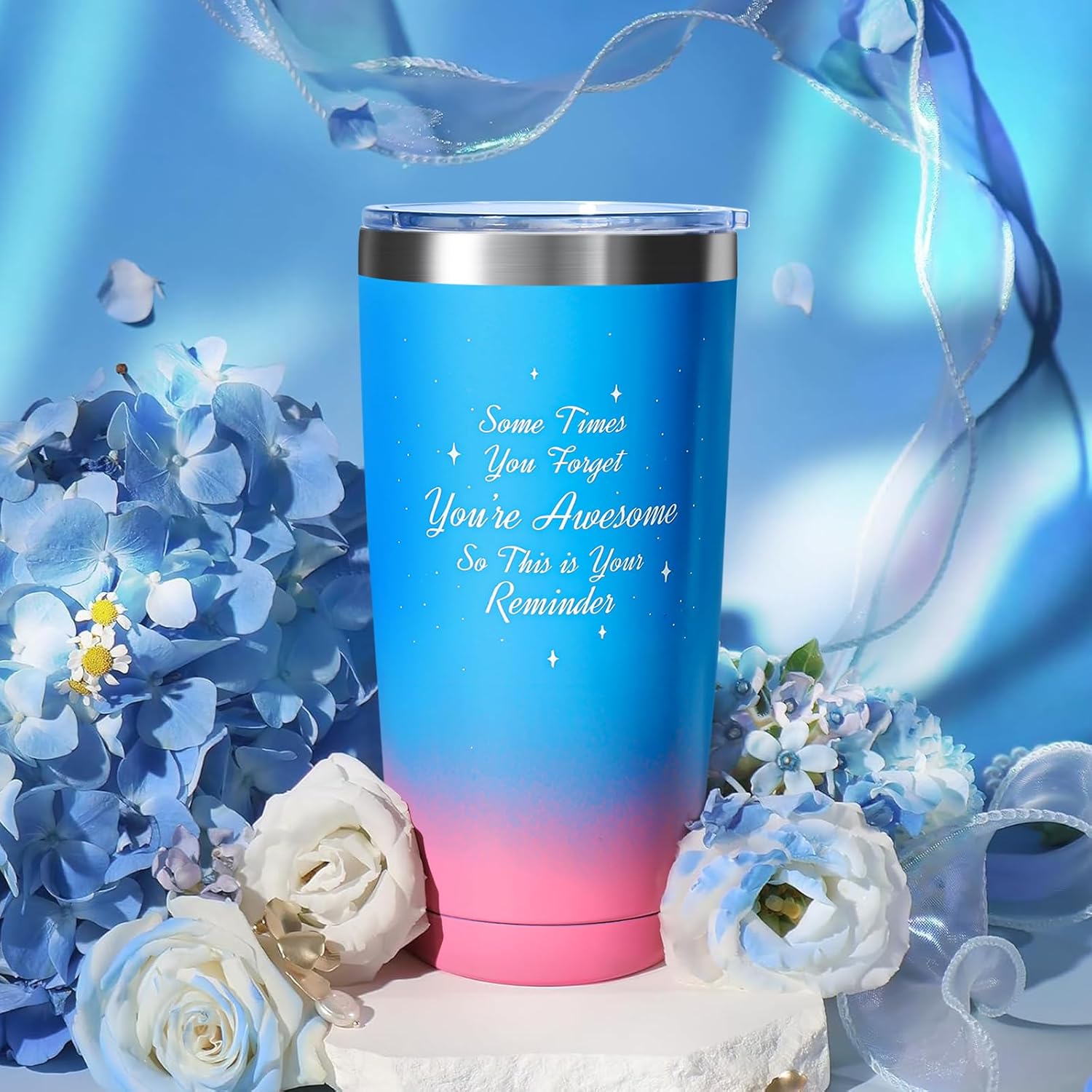 Gifts for Women, Mothers Day Gifts for Mom Sister Girlfriend Grandma Bestie Daughter Her Teacher Appreciation Graduation Gift, Self Care Spa Baskets Set Blue - Image 3