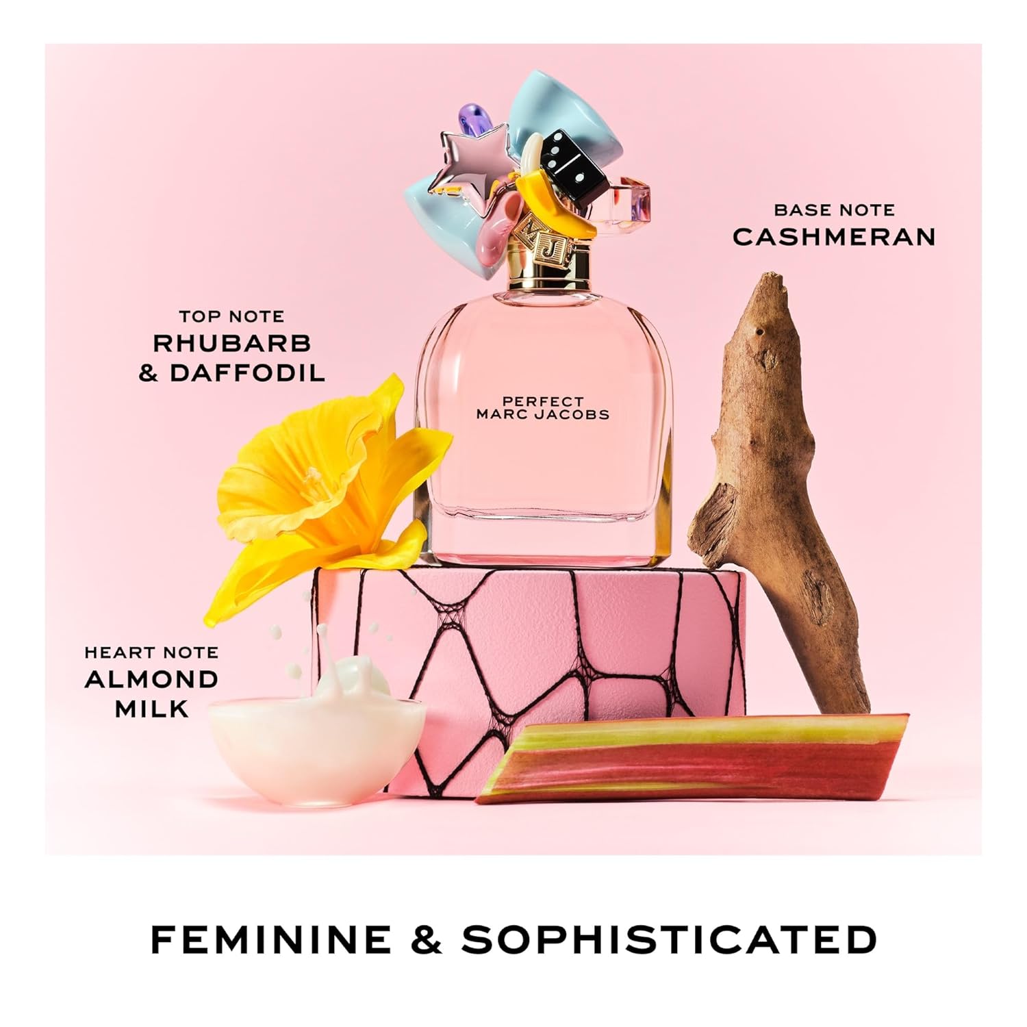 Marc Jacobs Perfect Eau de Parfum – Floral Women's Perfume – With Notes of Rhubarb, Daffodil - Image 2