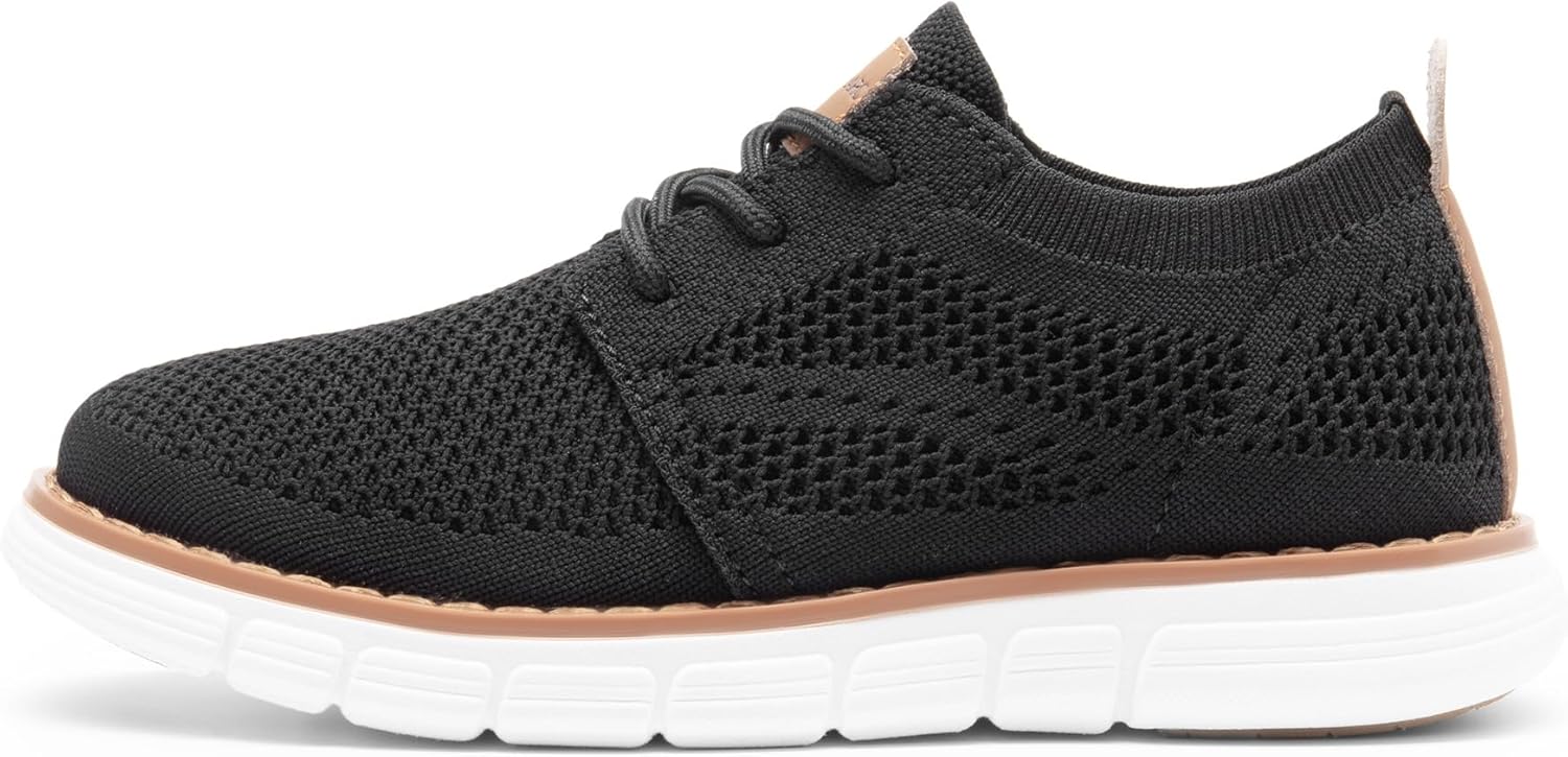 Bruno Marc Boy's Mesh Sneakers Oxfords Casual Dress Lace-Up Lightweight Walking Shoes - Image 3