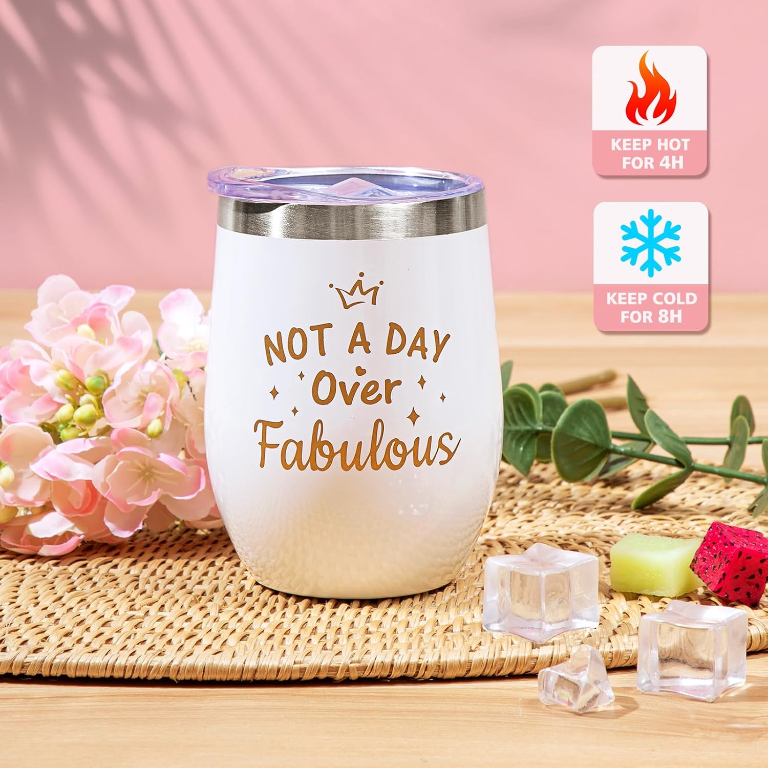 Birthday Gifts for Women, 13PCS Unique Happy Birthday Gifts Basket for Mom Her Best Friend Sister Wife Girlfriend Coworker Bestie, Luxury Self Care Box Relaxing Spa Gifts Set (Rose) - Image 5