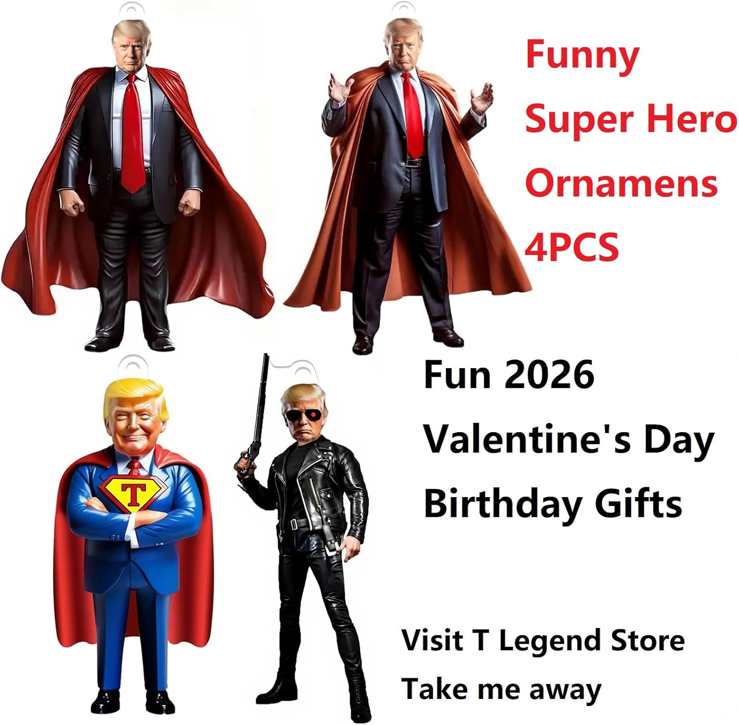 T Legend Funny Socks For Supporters of Donald President, Novelty Gag Gifts For Father's Day and Mather's Day, Onesize - Image 3