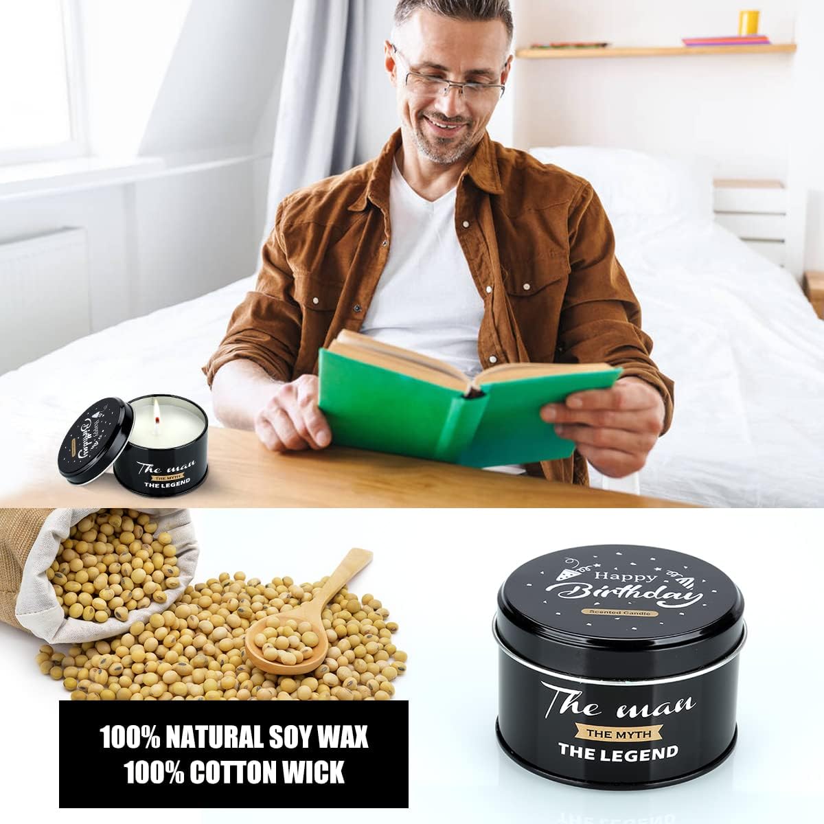 Birthday Gifts for Men Who Have Everything, Mens Birthday Gift Ideas, Unique Personalized Birthday Gifts Box for Dad Boyfriend Husband Brother Coworker, Thank You Gifts Presents Baskets for Him - Image 6