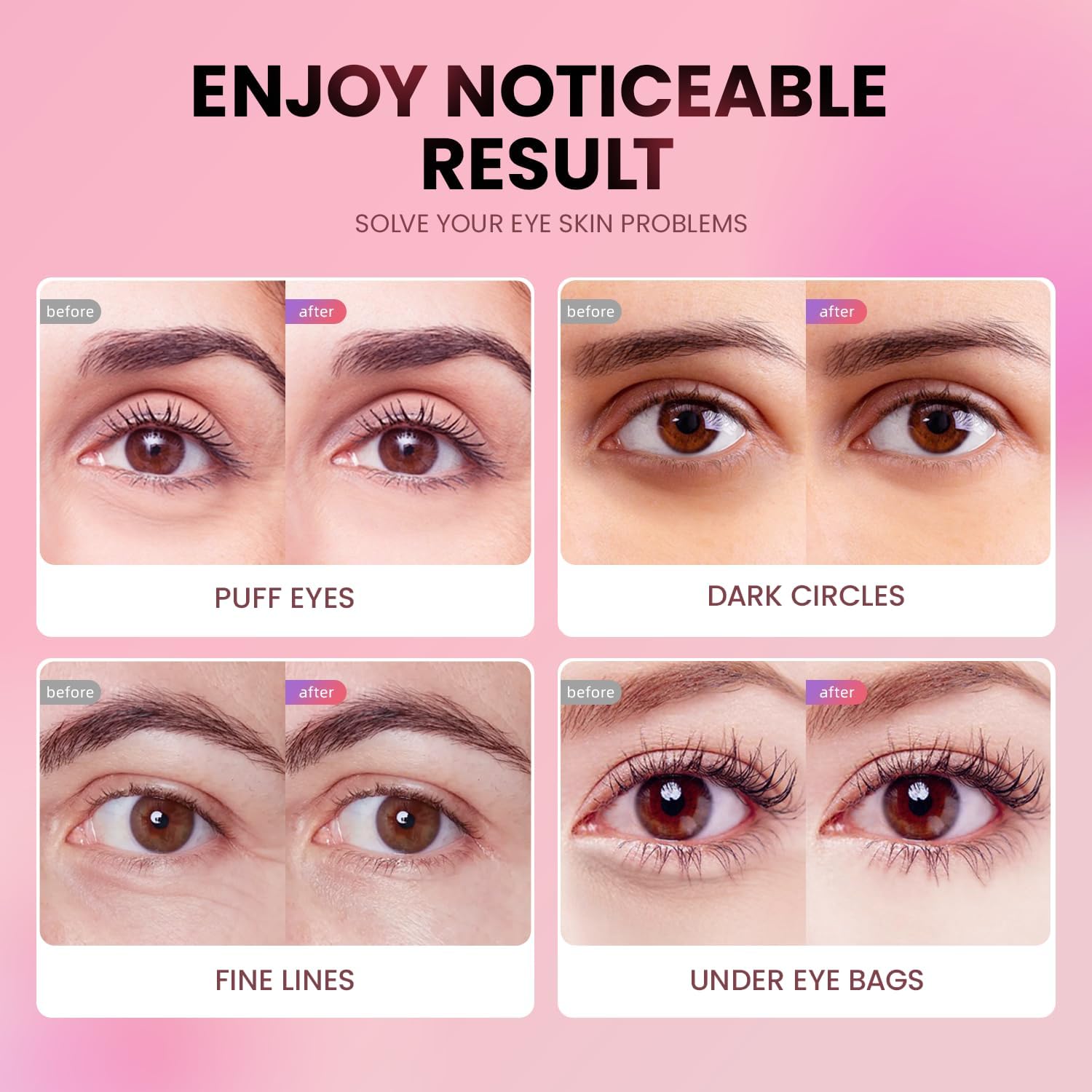 AILEORY Under Eye Patches (24 Pairs) - Tri-color Glitter Eye Gel Pads for Dark Circles, Puffy Eyes, Under eye Bags, Wrinkles | Natural Collagen Under Eye Mask Patches, Gel Under Eye Patches - Image 5
