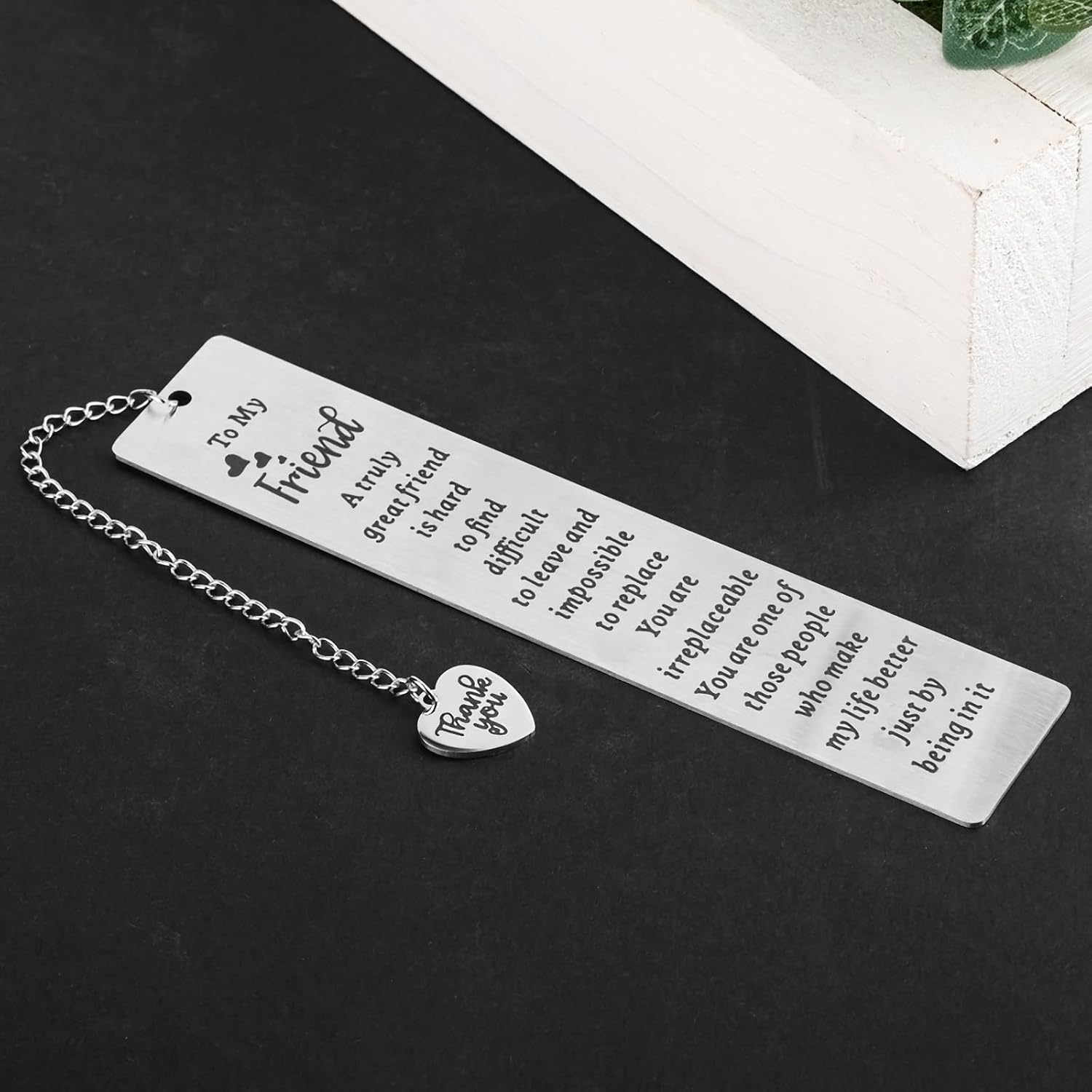 Ouligay Friend Bookmarks for Women Book Lovers Gifts Book Marks for Reading Women Long Distance Friendship Gift Best Friend Birthday Gifts for Bestie Bestfriend BFF Christmas Reader Books Club - Image 8