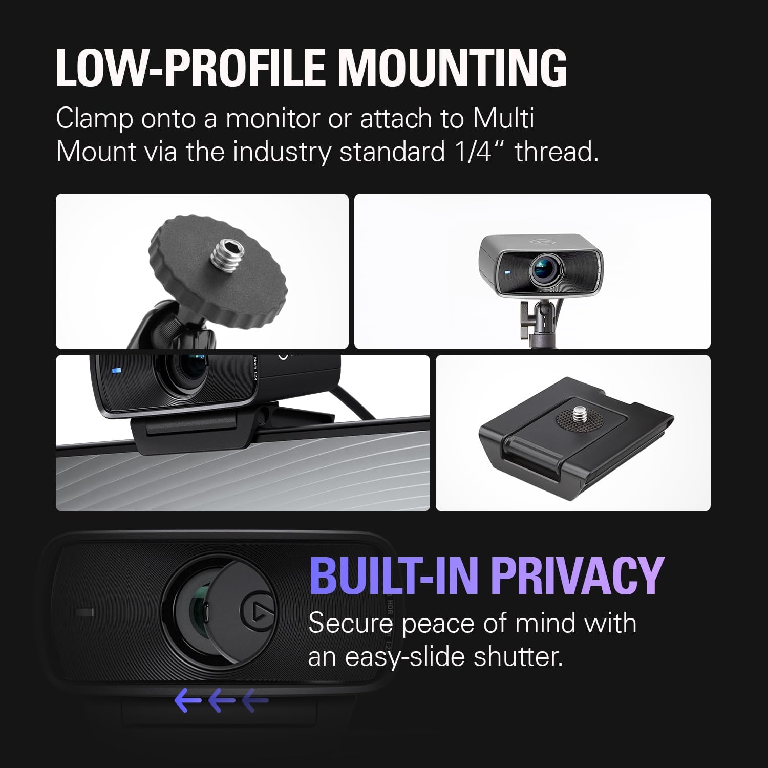 Elgato Facecam MK.2 – Premium Full HD 1080p Webcam for Streaming, Gaming, Video Calls, Recording, HDR Enabled, Sony Sensor, PTZ Control – Works with OBS, Zoom, Teams, and More, for PC/Mac - Image 7