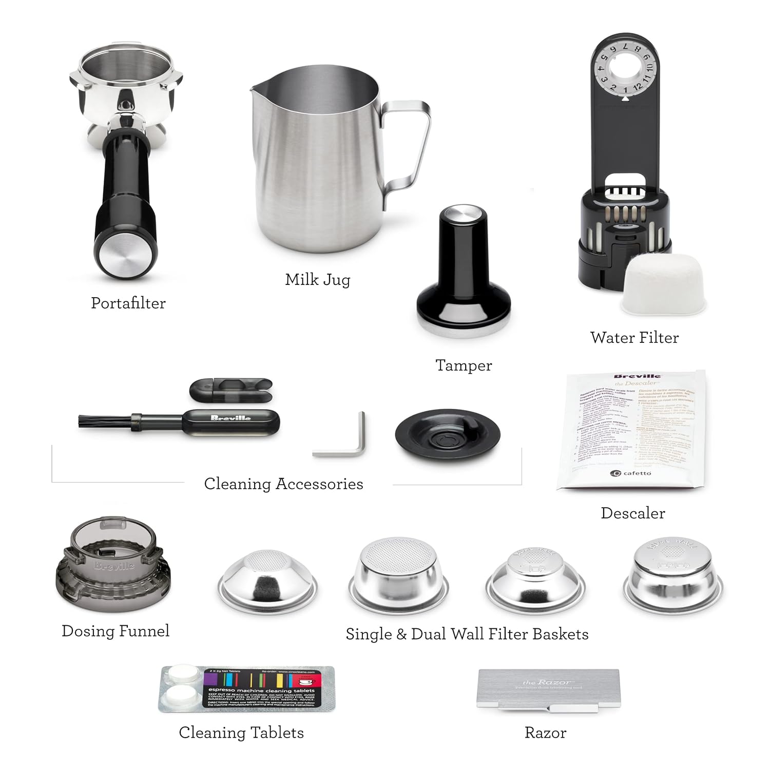 Breville Barista Express Espresso Machine BES870XL, Brushed Stainless Steel - Image 9