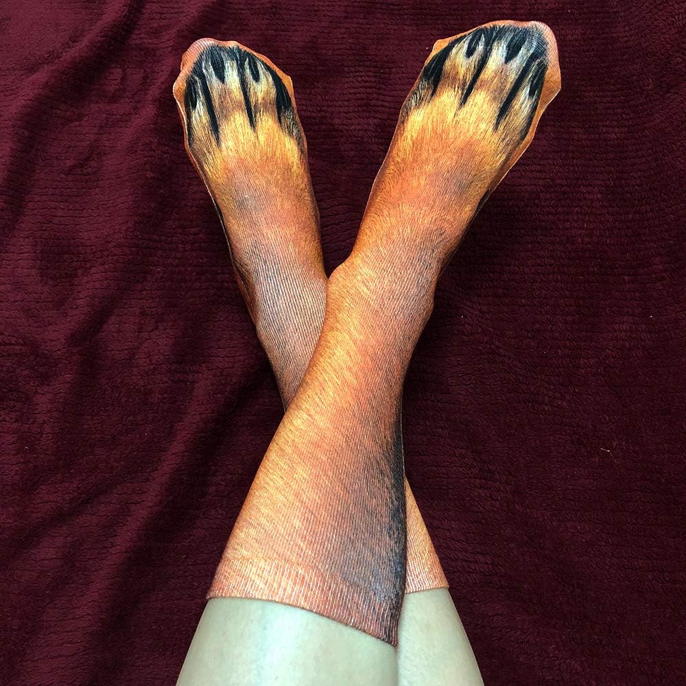 NDLBS Funny Christmas Gifts Novelty 3D Animal Paw Socks Stocking Stuffers for Adult Women Men Teens Gag White Elephant Gifts - Image 5