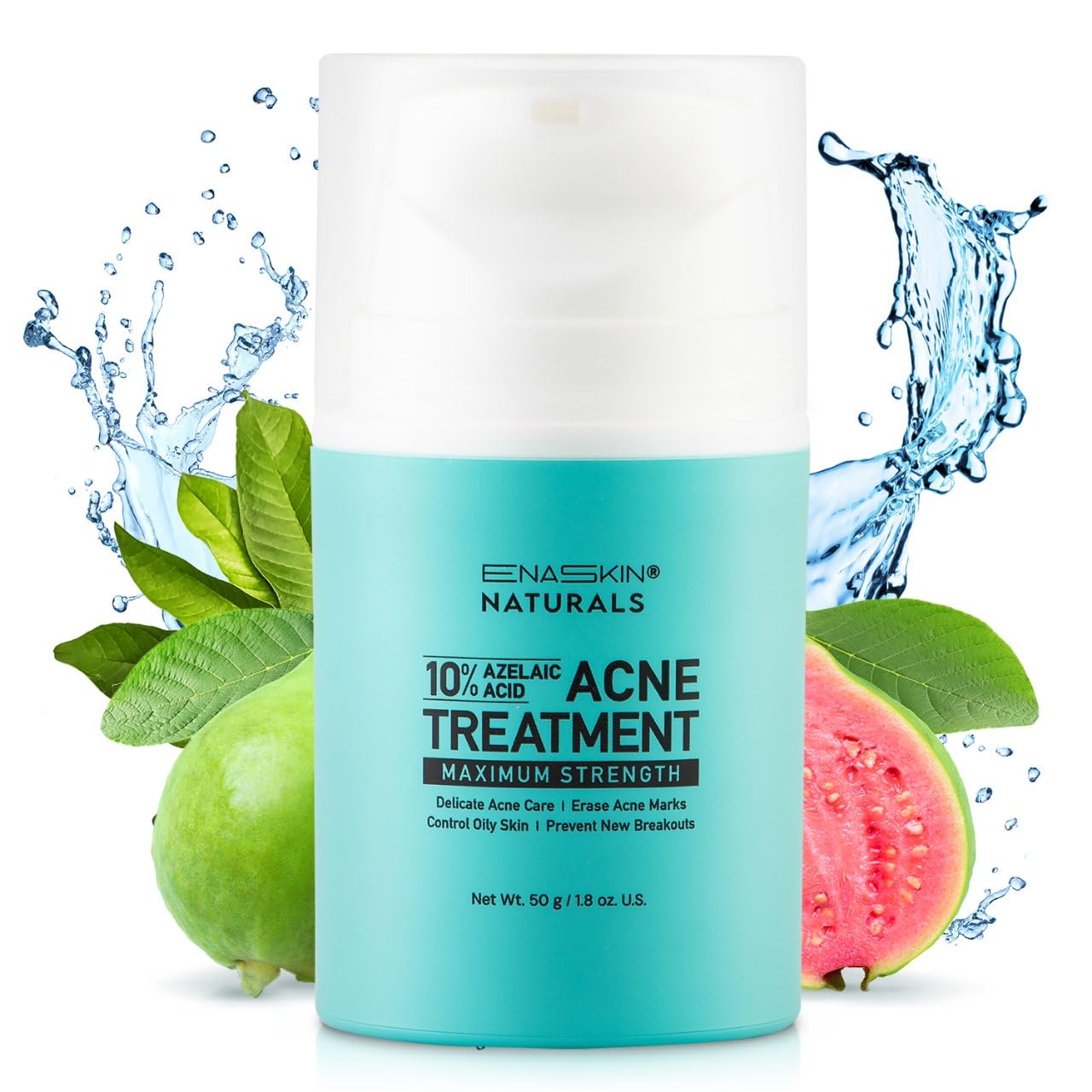 Salicylic Acid Acne Spot Treatment: Cystic Hormonal Pimple Cream for Stubborn Zits, Blemish Breakout & Post-Acne Scars - Face, Body & Back, Teens-Adults, 1.8 oz