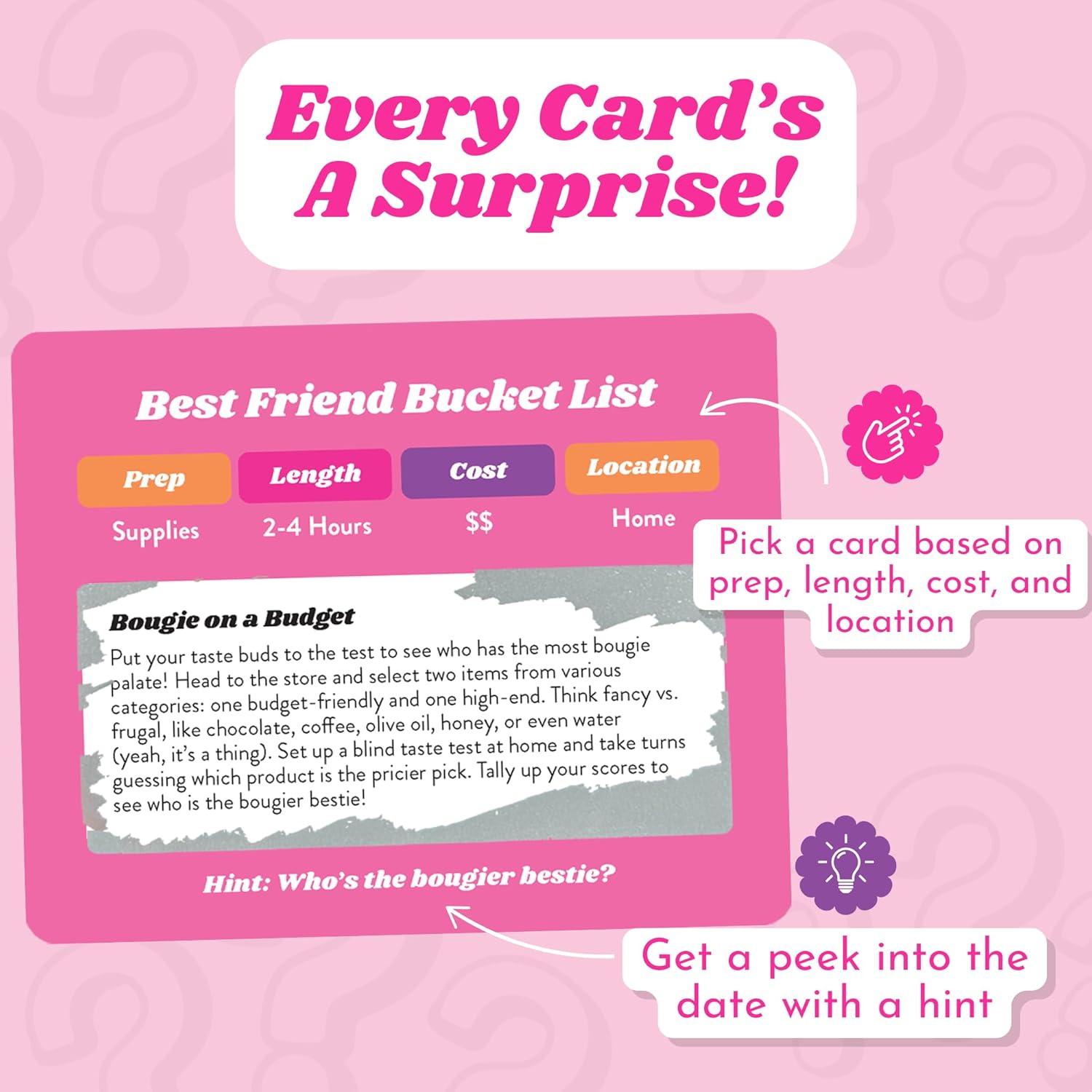 Happy Duo Best Friend Bucket List 35 Scratch Off Cards – Fun Adventure Date Ideas for Friends for Women, Besties, or BFFs – Friendship Gift for Birthdays - Image 4