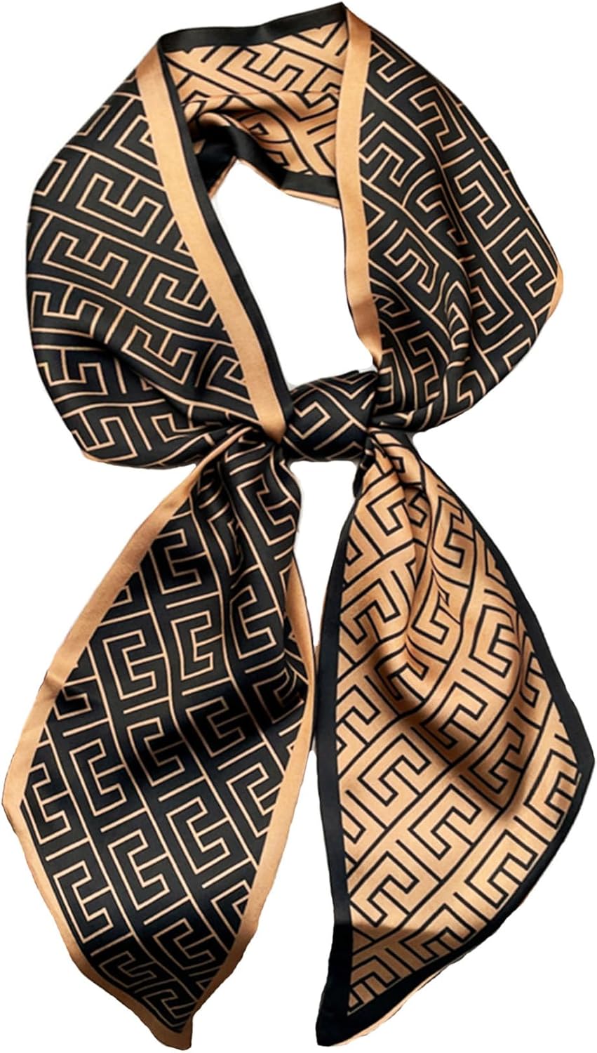 Purse Scarf For Handbags Head Scarves For Women's Hair Bags Scarfs Long Skinny Scarves Fashion Silky