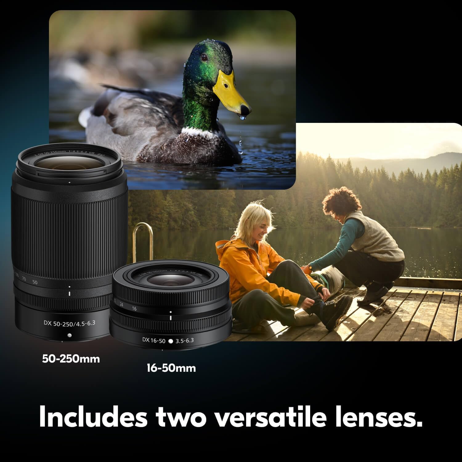 Nikon Z50 II with Two Lenses | Compact mirrorless Stills/Video Camera with Easy Color presets and Wireless Photo Sharing | USA Model - Image 13