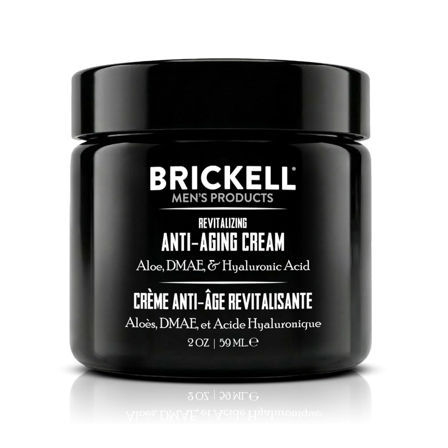 Brickell Men's Revitalizing Anti-Aging Cream For Men, Face Moisturizer For Face To Reduce Fine Lines and Wrinkles, Natural and Organic Anti Wrinkle Night Face Cream, 2 Ounce, Scented