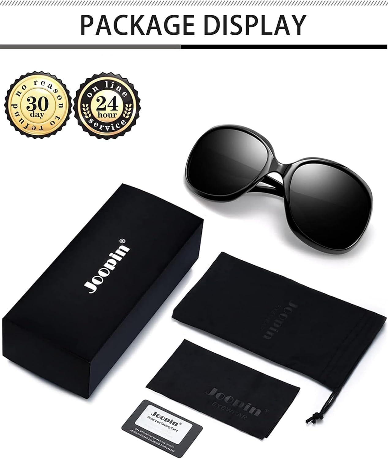 Joopin Oversized Sunglasses Womens Trendy Polarized Large Driving Sun Glasses Ladies UV Protective Big Sunnies Shades - Image 6