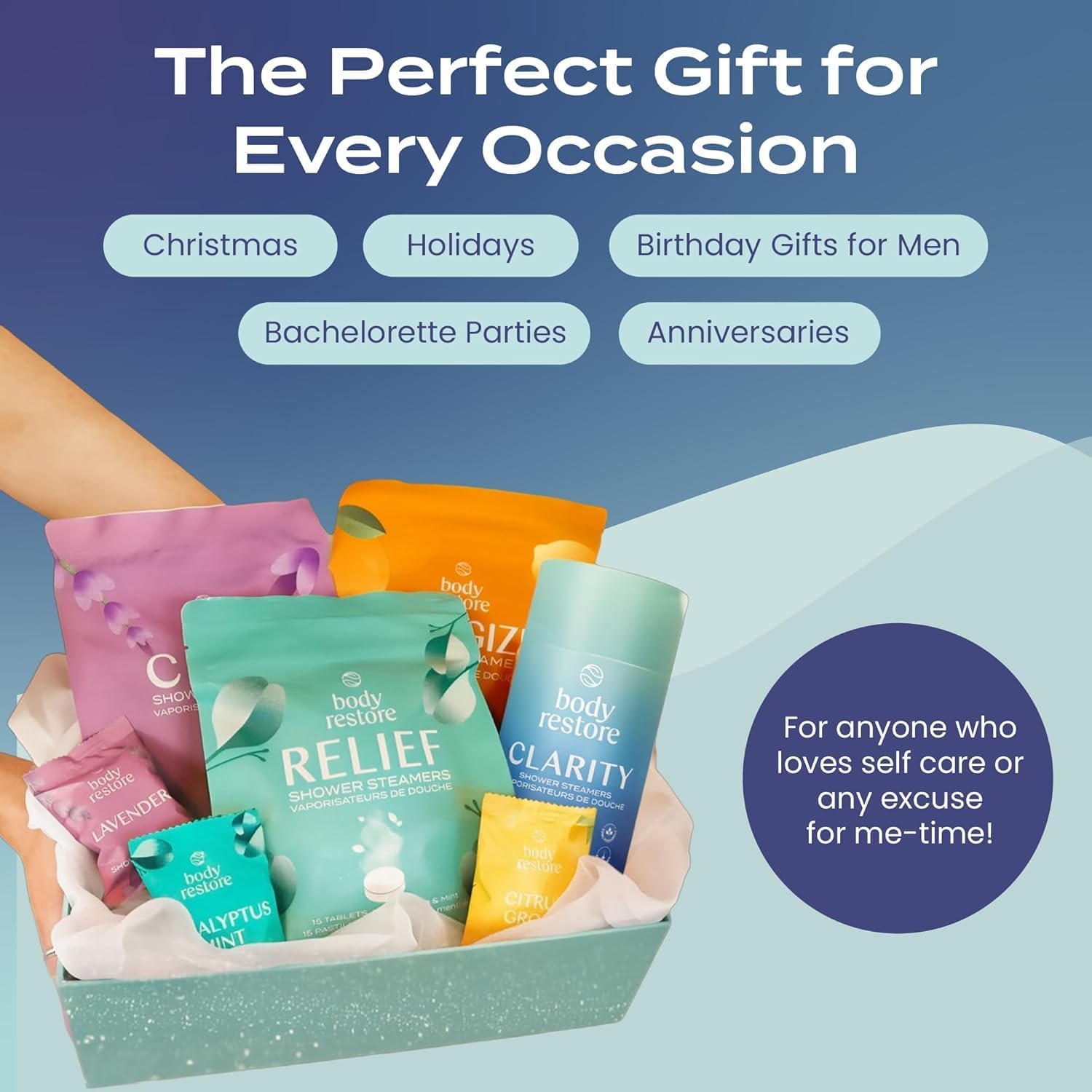 Body Restore Shower Steamers Aromatherapy 6 Pack – Mothers Day Gifts for Mom, Birthday Gifts for Women, Relaxation Stress Relief Self Care – Clarity - Image 9