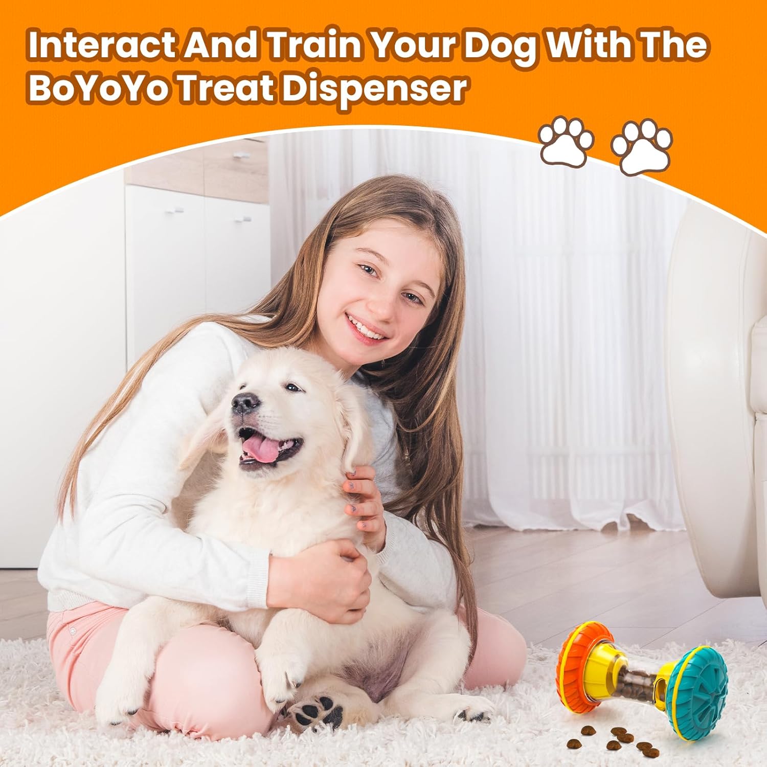 Interactive Dog Puzzle Toys for Boredom, Dogs Enrichment Toy to Keep Them Busy, Treat Dispensing Slow Feeder - Image 4