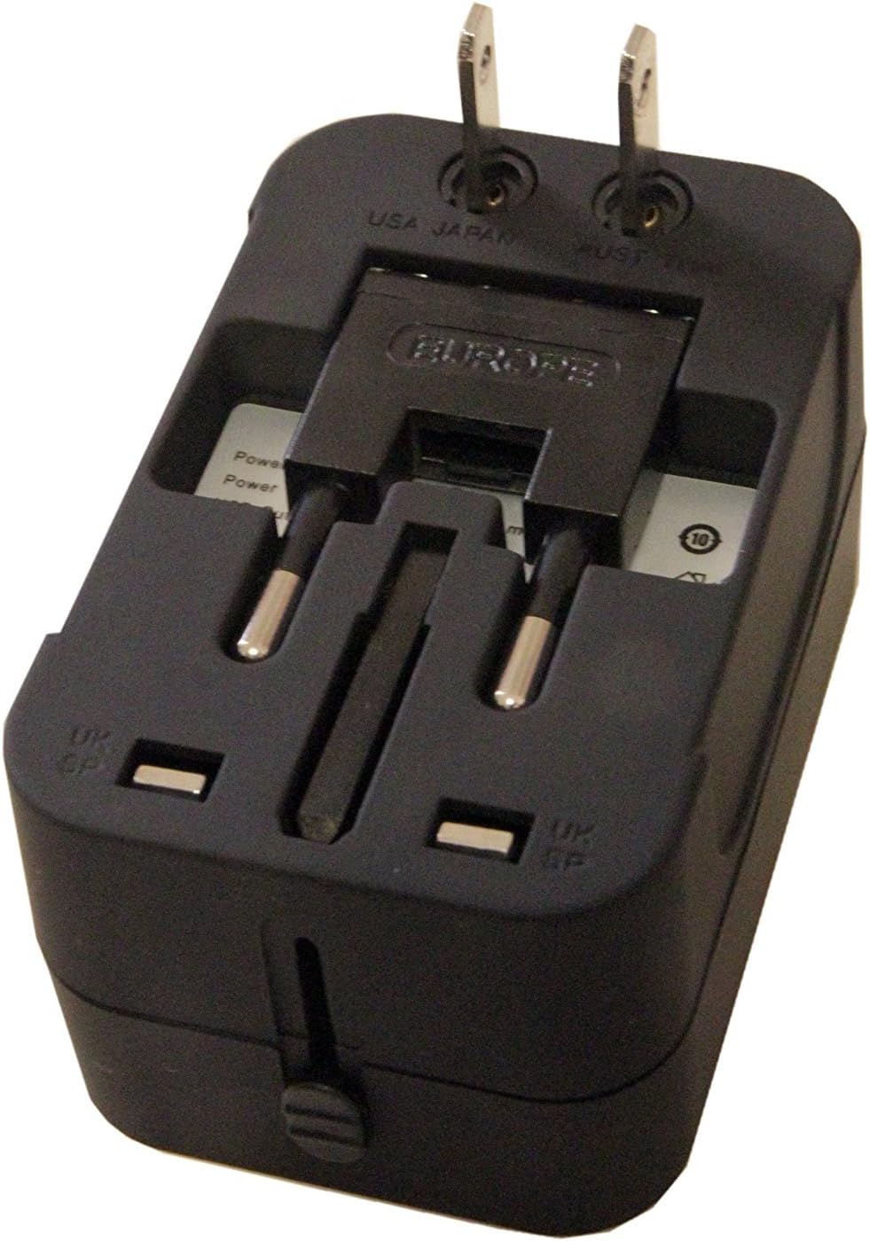 Travel Adapter, Universal Power Adapter Worldwide Wall AC Power Plug Converter Travel Charger with Type-C and USB-A Charging Ports for USA EU UK AUS Mobile Phones, Tablets, MP3s and Shavers - Image 5