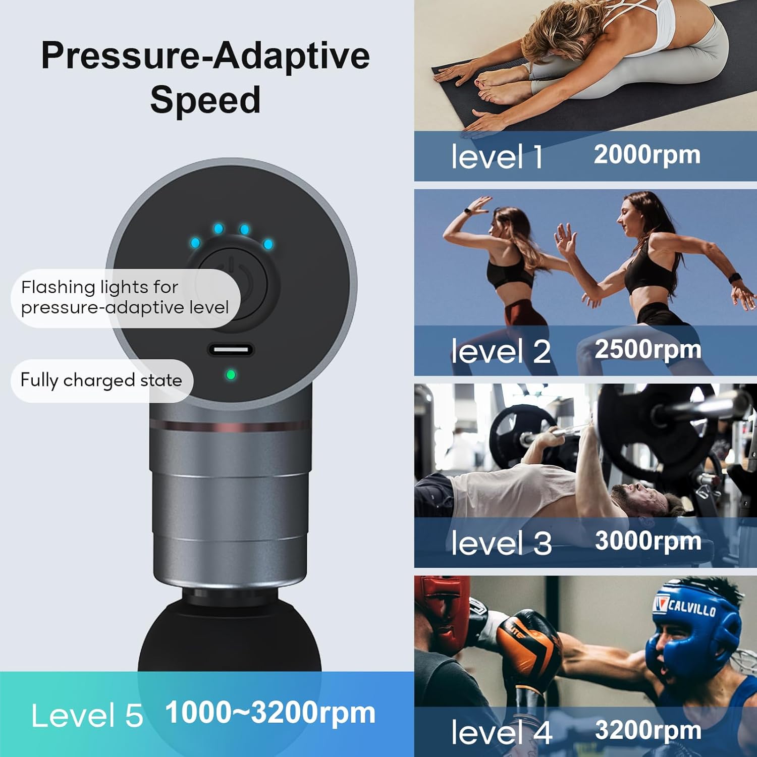 arboleaf Massage Gun Deep Tissue, Balance of Power & Portability Full-Metal Percussion Massager with Silent Brushless Motor - Ultra-Quiet Pocket-Sized for Athletes Back Pain Relief Home Office Travel - Image 2