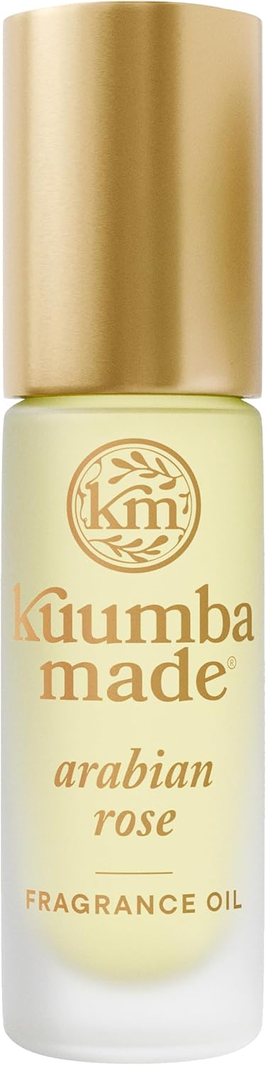 Kuumba Made Arabian Rose Fragrance Oil, Long-Lasting Scented Oil Perfume Roller, Vegan, Alcohol-Free, 0.15 Fl Oz