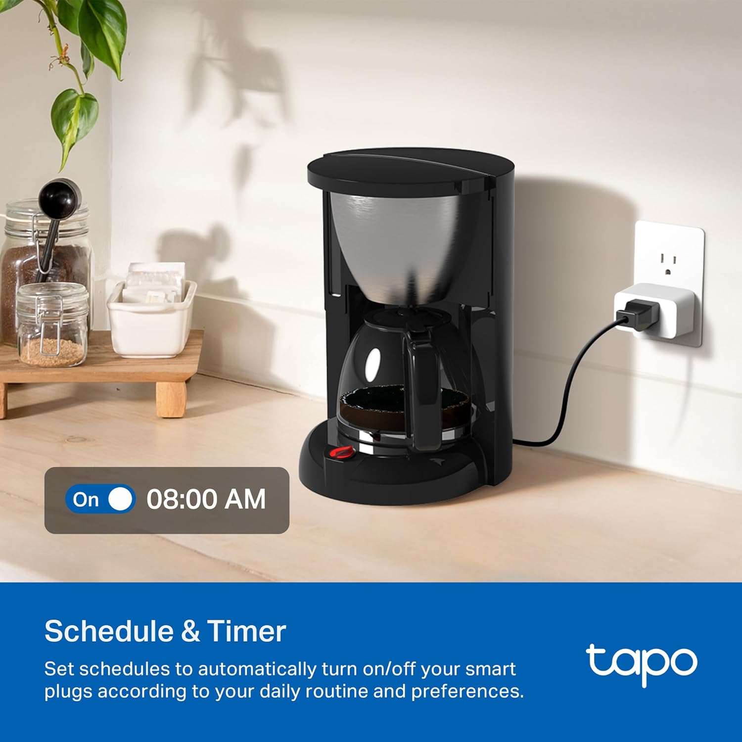 TP-Link ๐ง๐ฎ๐ฝ๐ผ Smart Plug Wi-Fi Mini, Energy Monitoring, Compatible with Alexa & Google Home & Samsung SmartThings, Timer, 15A/1800W Max, ETL Certified, 2.4G Wi-Fi Only, Tapo P115(2-Pack) - Image 7