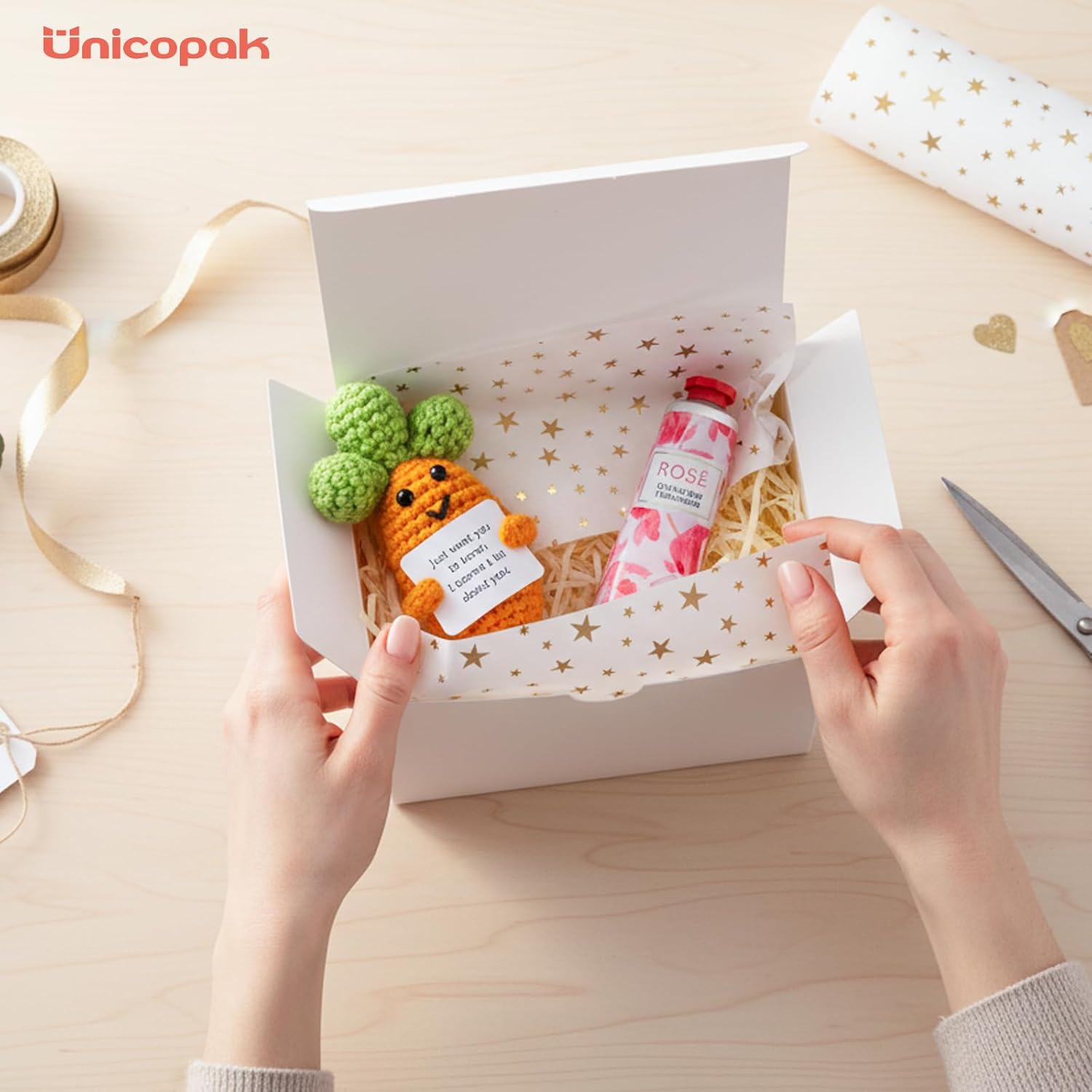 UnicoPak 10 Pack 6x4x3.5 Small Gift Boxes White Gift Boxes with Lids for Presents Bulk for Candle Mug Perfume Craft Ornaments Cookies Treats Favors - Image 7