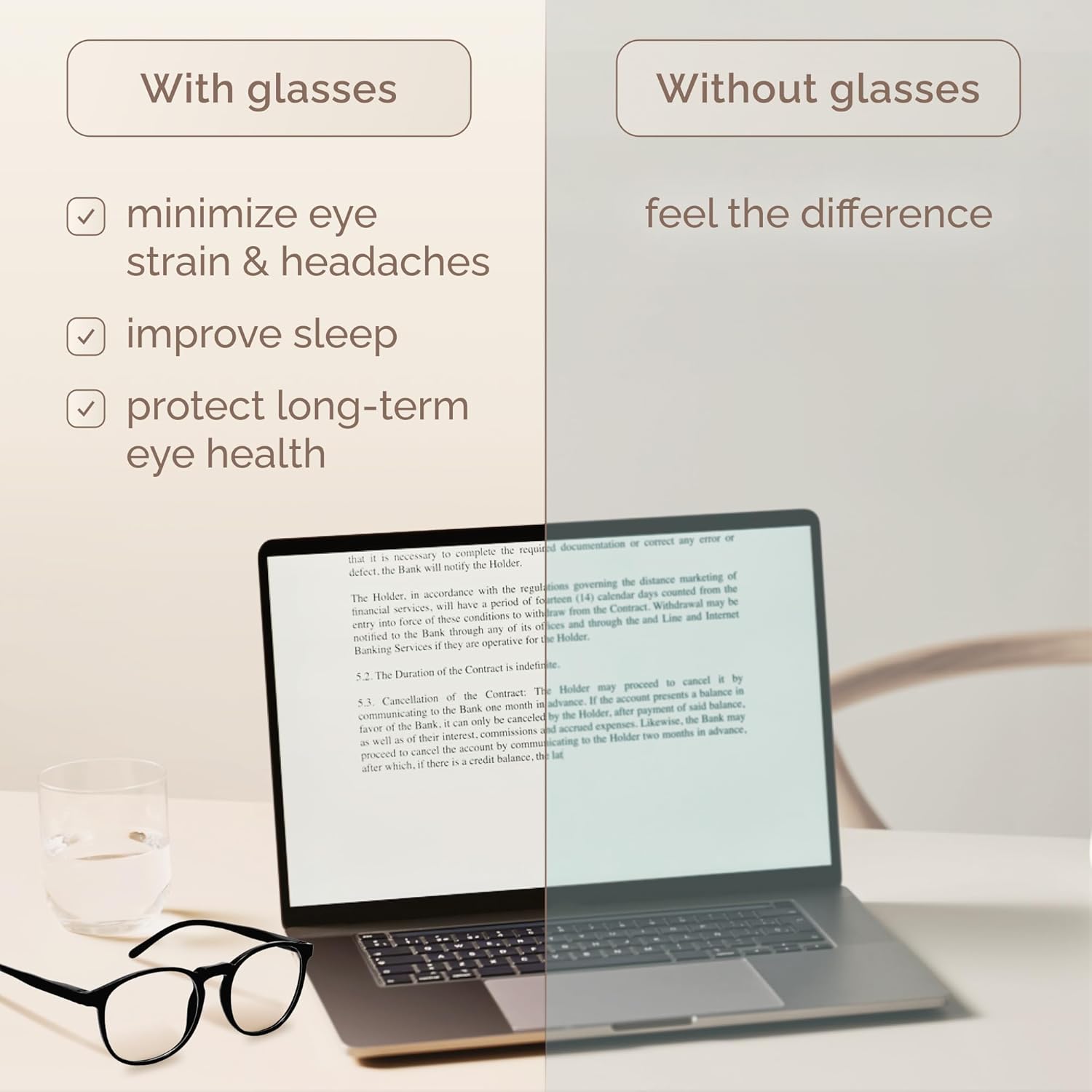 IBOANN Chic & Comfy Blue Light Glasses for Women - 3-Pack Round Frames, Screen-Ready Style with UV Protection Coating - Image 3