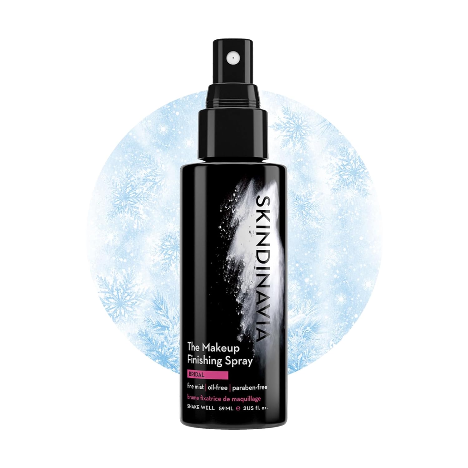 Skindinavia The Makeup Finishing Spray, Bridal Makeup Cooling Setting Spray, All-Day Wear, Long-Lasting Up to 16+ Hours, Heat-Resistant & Waterproof, Wedding Day, Bridal Shower Gift, 2.0 Oz