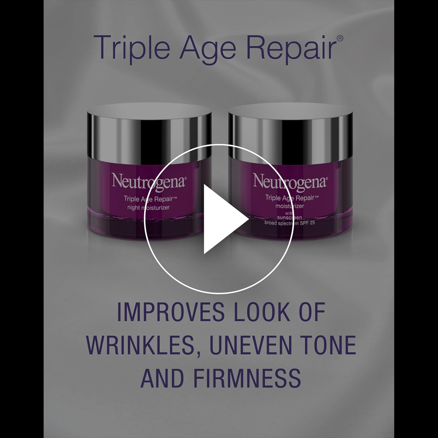 Neutrogena Triple Age Repair Face Moisturizer - with Hexinol Technology & Vitamin C, Anti-Wrinkle Face Cream with SPF 25, Visibly Reduces Wrinkles & Firms Skin, 1.7 oz - Image 7