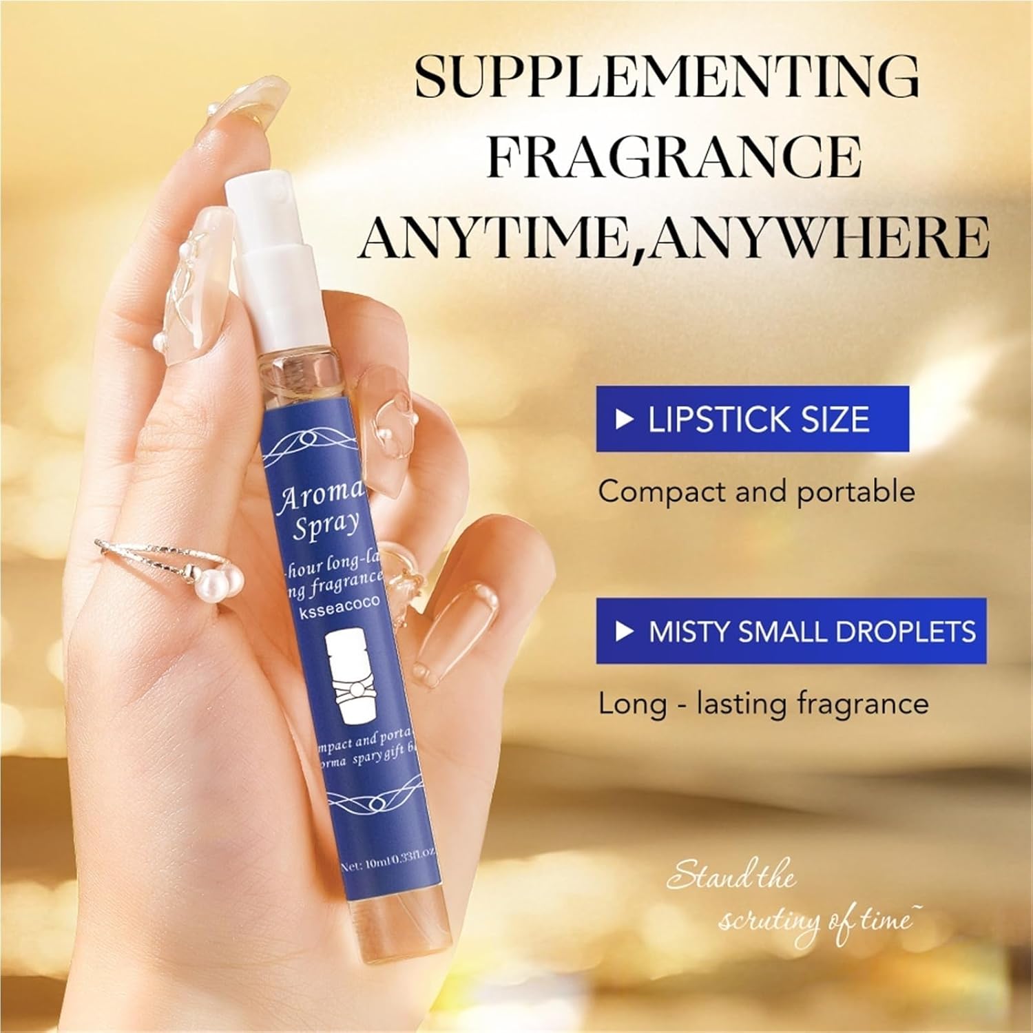 Fragrance Spray Series 5-piece mini gift set, long-lasting fragrance, multiple scents, convenient for carrying during travel and gatherings for women - Image 4