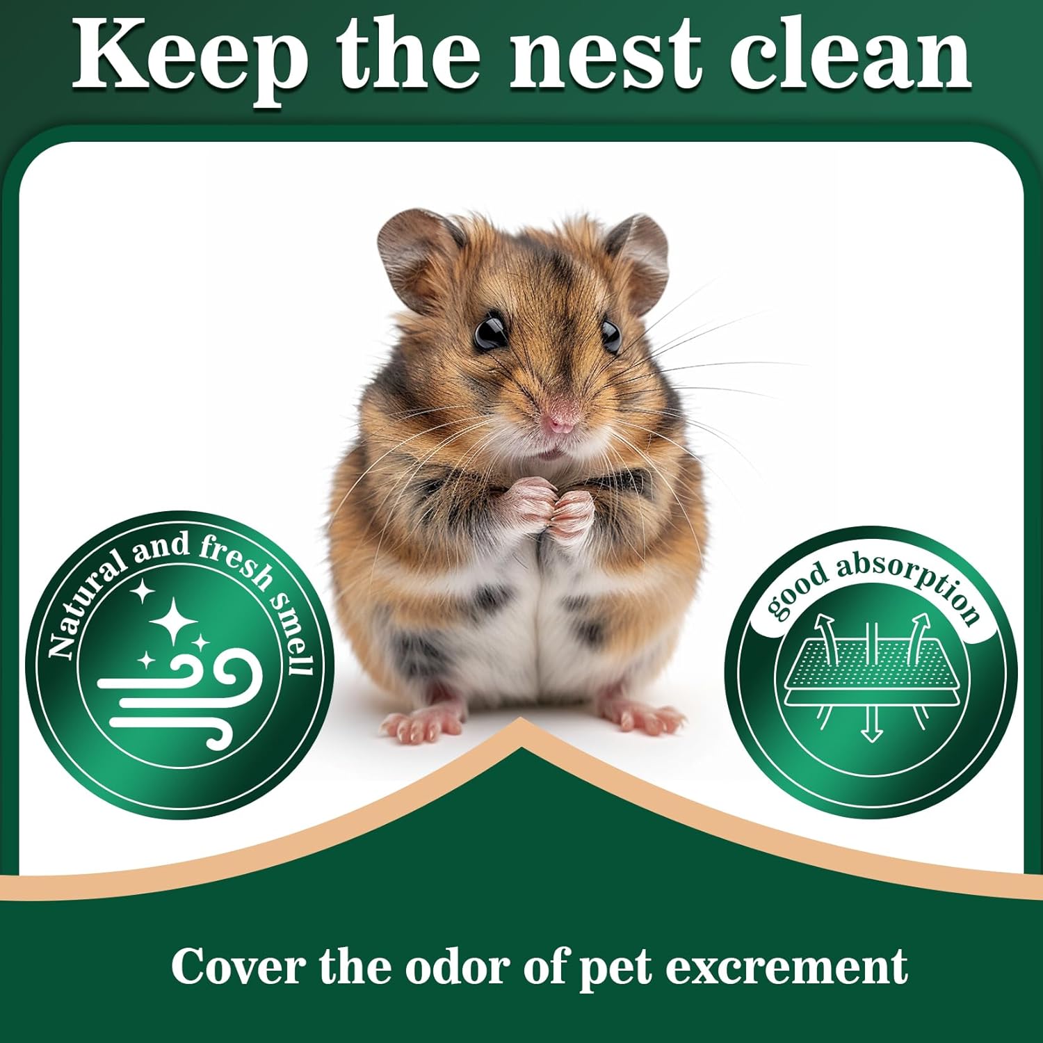 Sukh 14 OZ Aspen Hamster Bedding - Aspen Shavings Pet Supplies Bedding and Litter for Guinea Pig Rabbit Snake Enclosure Horse Bunny Hedgehog Chicken Coop Reptile Chinchilla Small Animal - Image 2