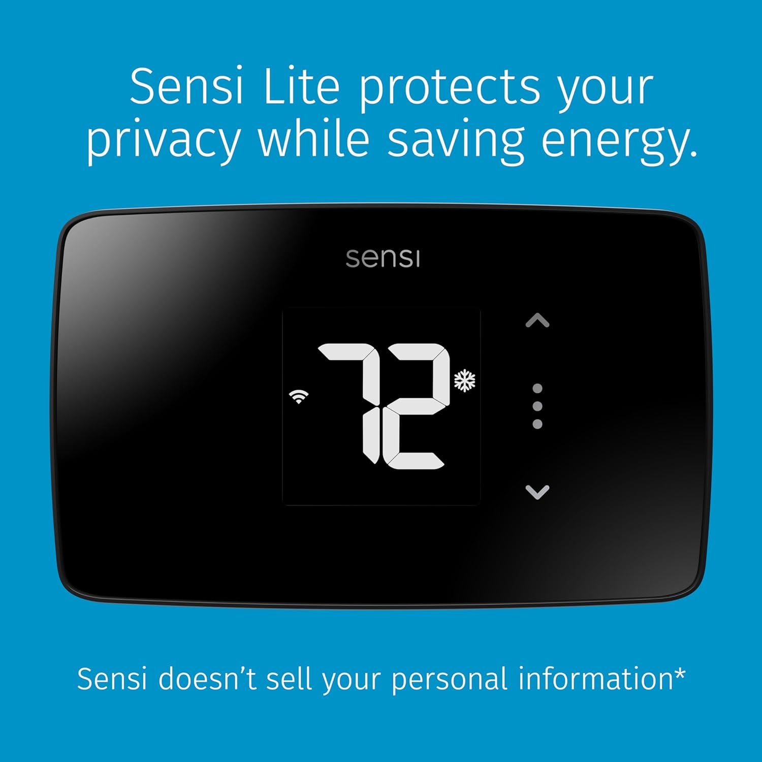 Sensi Lite Smart Thermostat, Programmable, WiFi, Easy DIY, Works With Alexa, ENERGY STAR Certified, ST25, Most Systems C-Wire Not Required, C-Wire needed with Heat/Cool Only & Heat Pump System – Black - Image 9