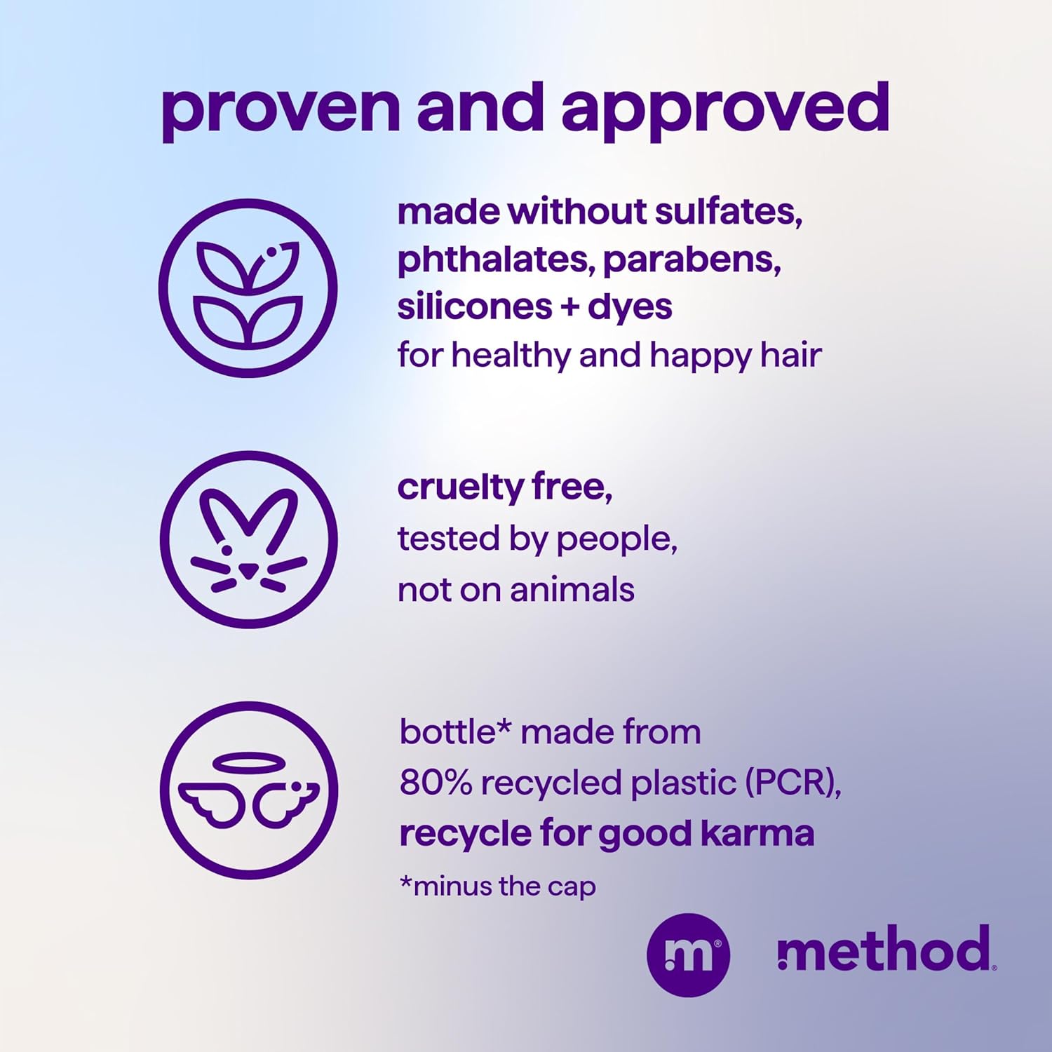 Method Moisturizing Shampoo, Simply Nourish - Hydrates and Revives Dry Hair, Safe for Color-Treated Hair – Sulfate Free and Cruelty Free - 14 oz - Image 6
