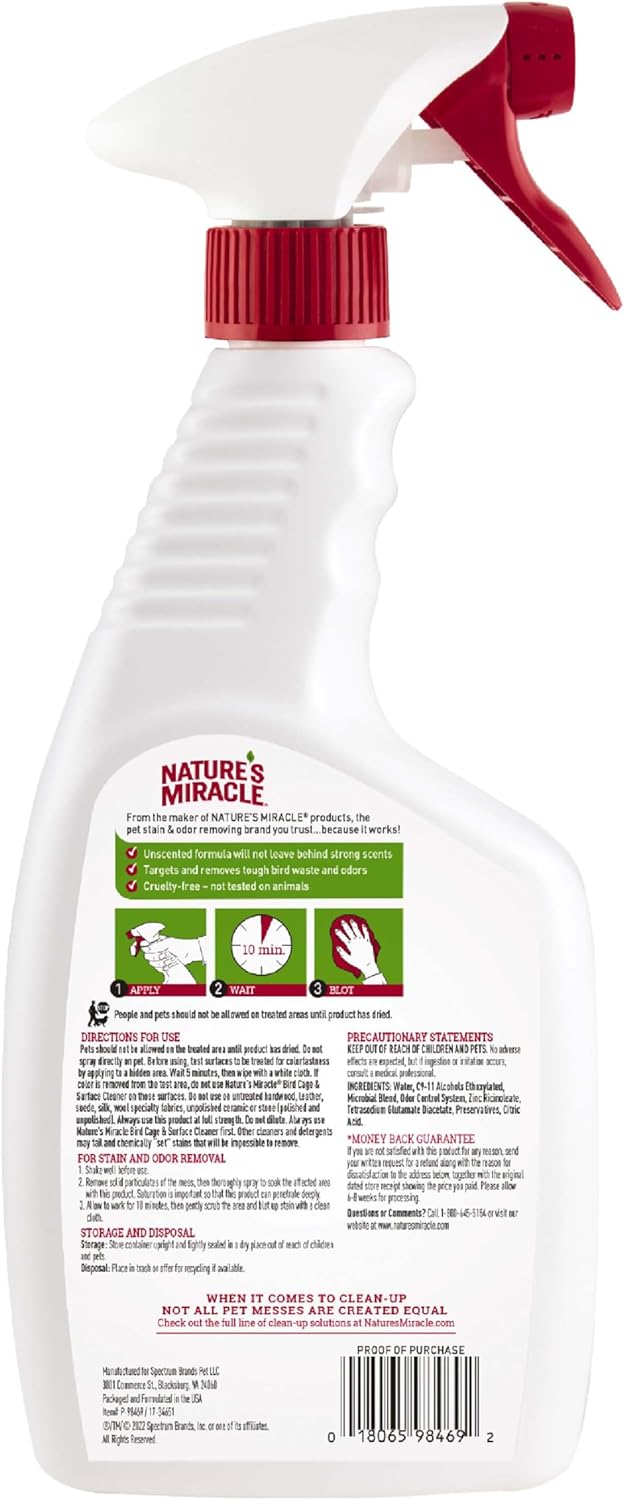 Nature's Miracle Bird Cage & Surface Cleaner - Image 3