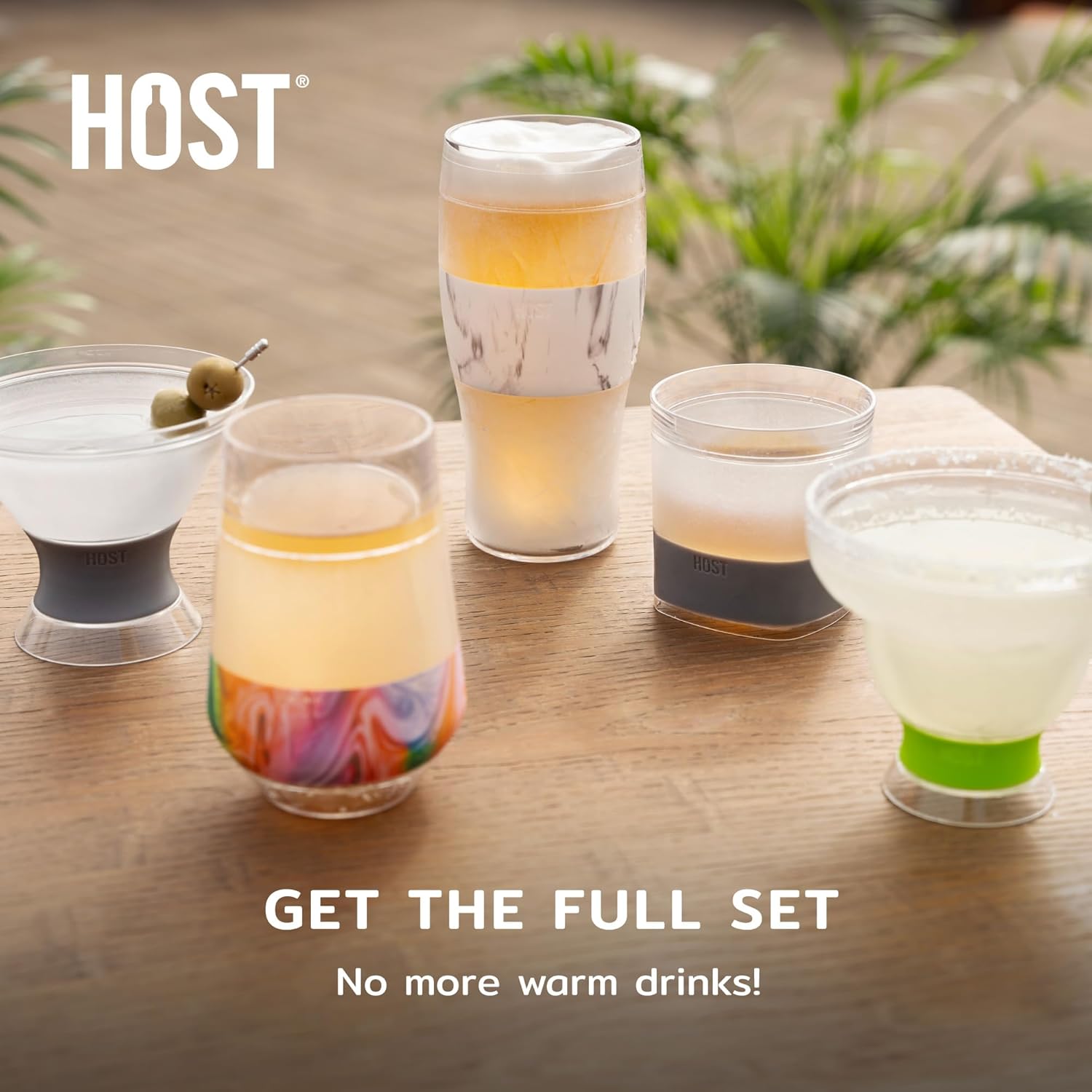 Host Freeze Beer Glasses, Freezable Beer Gifts for Men, Double Wall Insulated Pint Set, Tumbler for Cold Drinks, 16, Set of 2, Gray - Image 7
