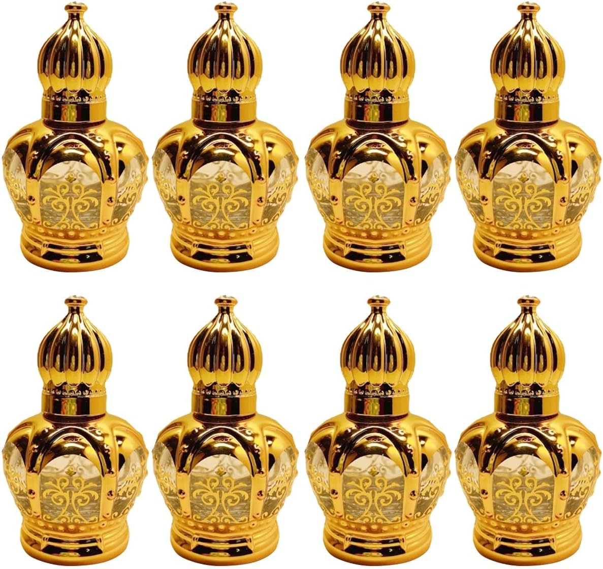 Lurrose Essential Oil Roller Bottles, Arabic Perfume Empty Bottles, Travel Mini Arabic Bottle