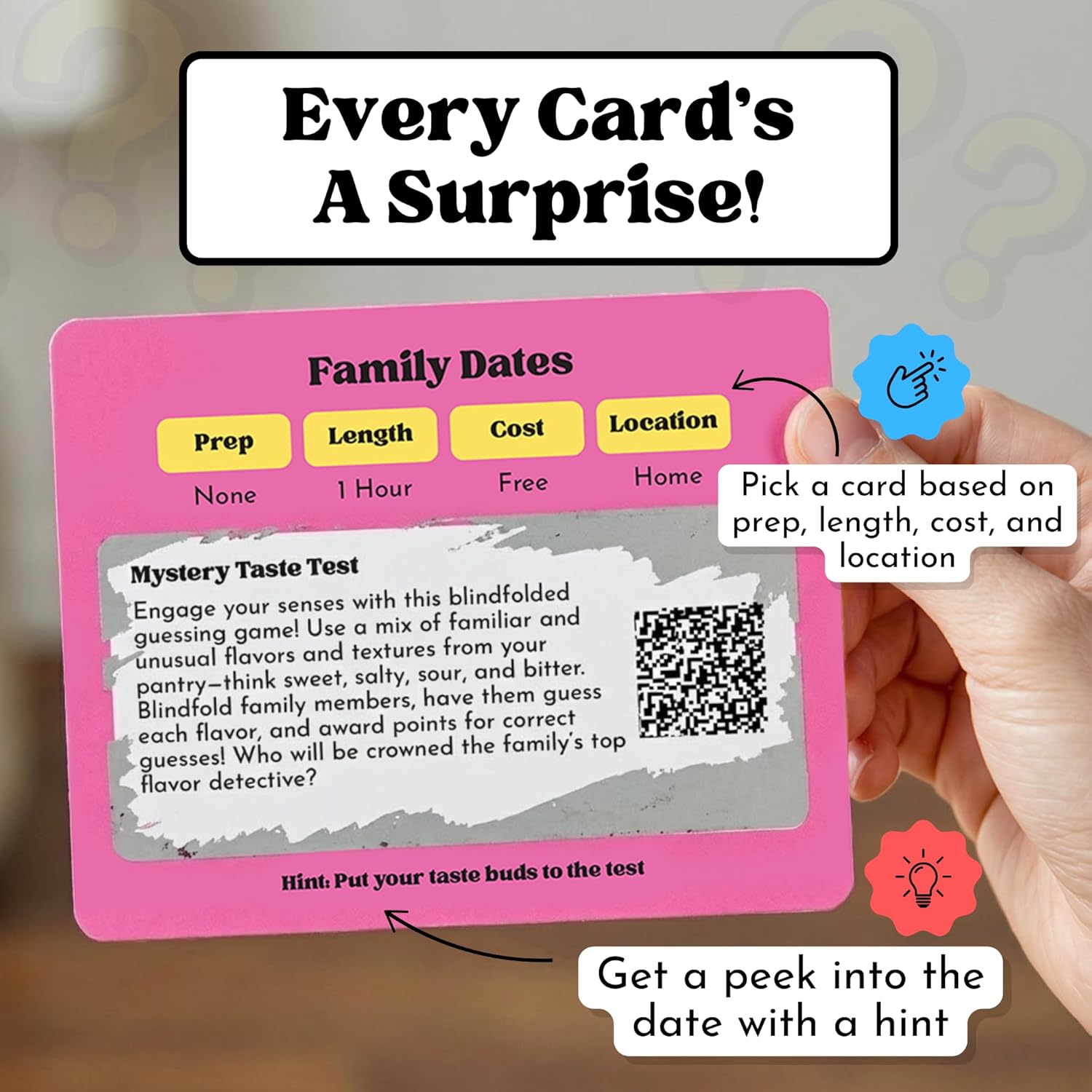 Happy Duo Family Dates 40 Scratch Off Cards – Fun Activities & Date Night Ideas for Kids and Parents – Adventure Card Game for Families – Easter Basket Stuffers for Kids - Image 3