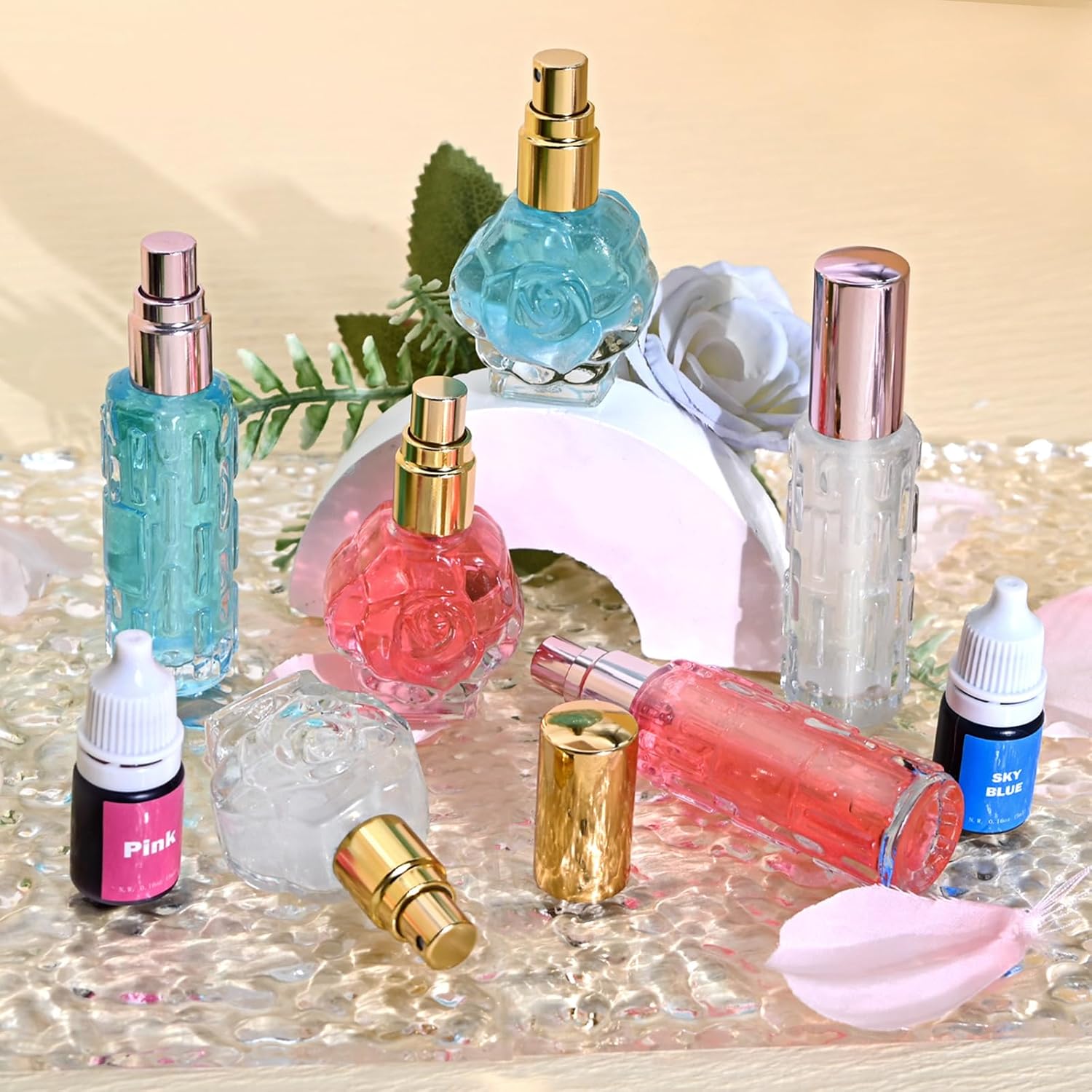 JUYRLE Perfume Making Kit- 37Pcs DIY Perfume Making Kits for Women, Make Your Own Scent with Essential Oil, Bottle, Fragrance Set, Fragrance Birthday Gifts Sets for Women Girls - Image 5