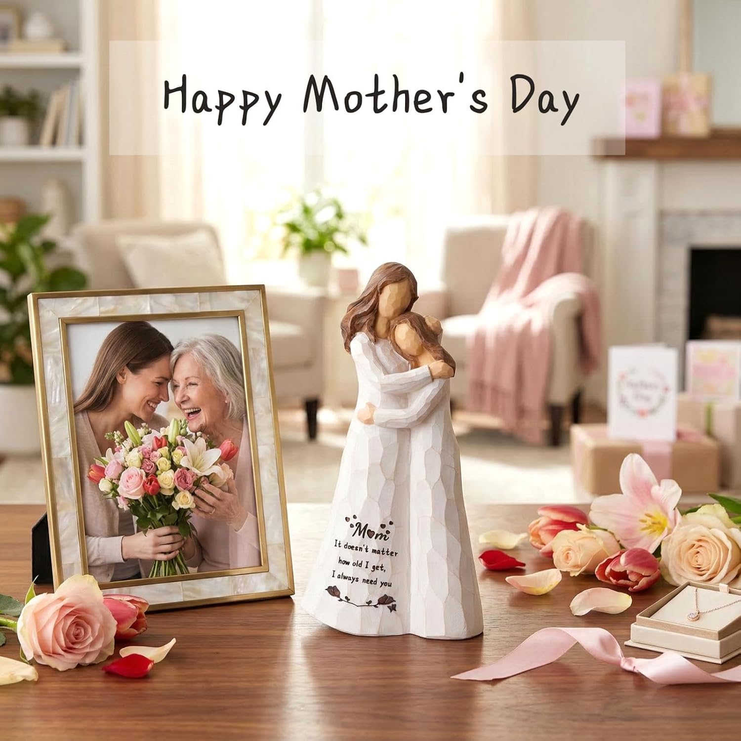 Gifts for Mom,Mom Birthday Gifts,5.5'' Figurine Gift for Mother from Daughter,Meaningful Gift for Mama on Birthday,Mothers Day,Valentines Day,Christmas - Image 2